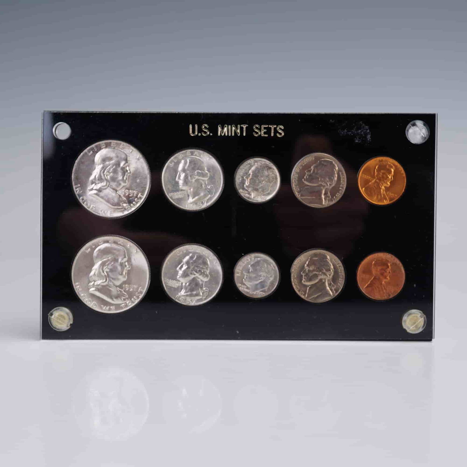 1957-D United States Mint 10 Coin Set (1 of 4)