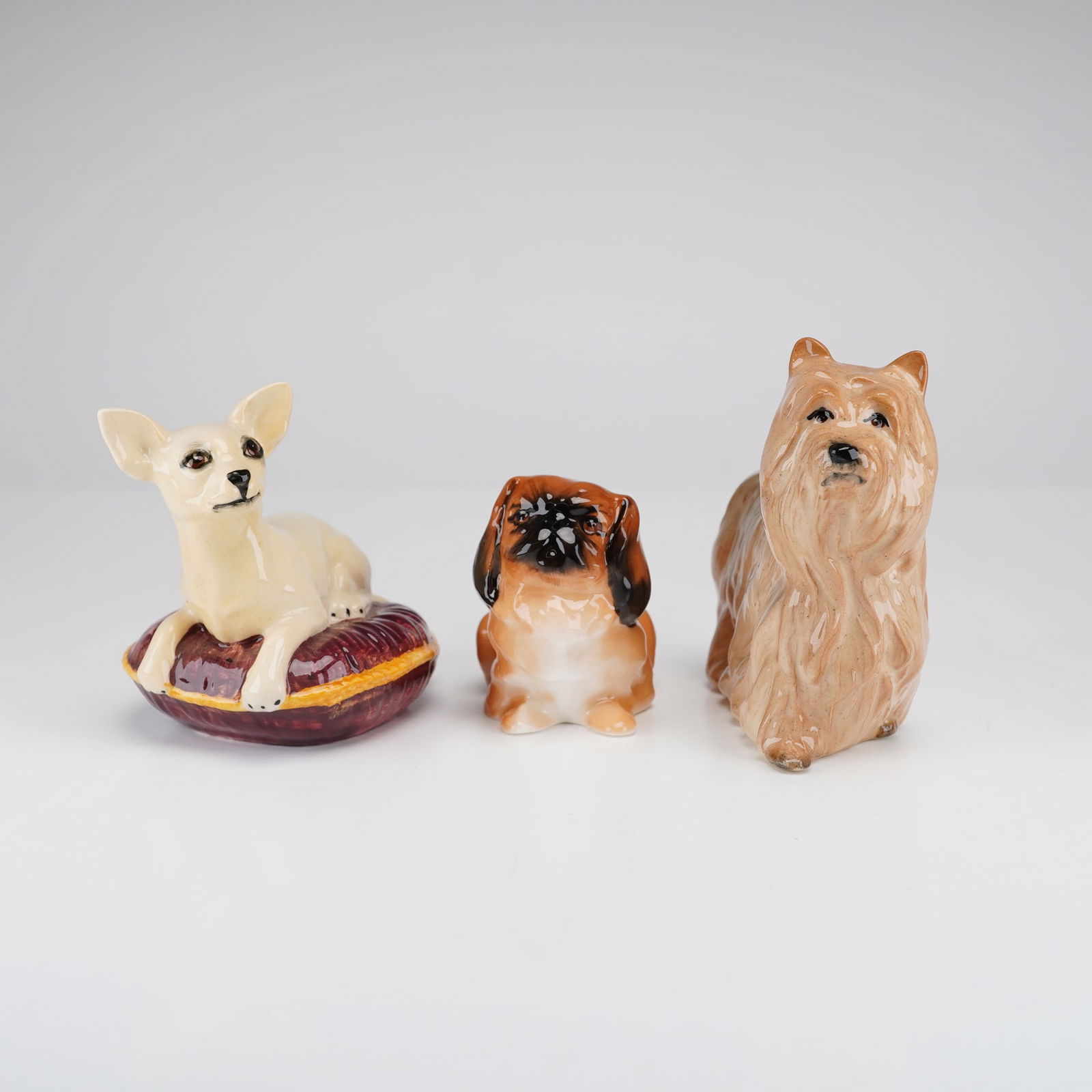 Beswick and Royal Doulton, Three English Porcelain Dog Figurines (1 of 3)