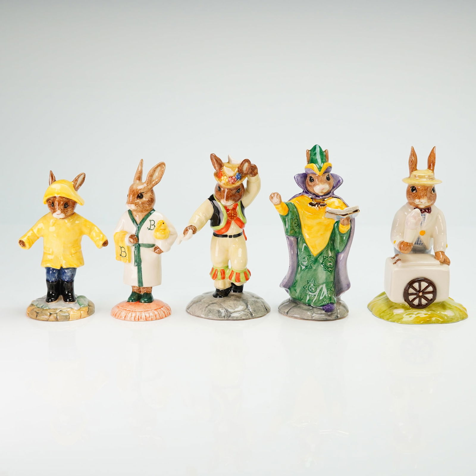 5pc Collection of Royal Doulton Bunnykins Figurines (1 of 3)