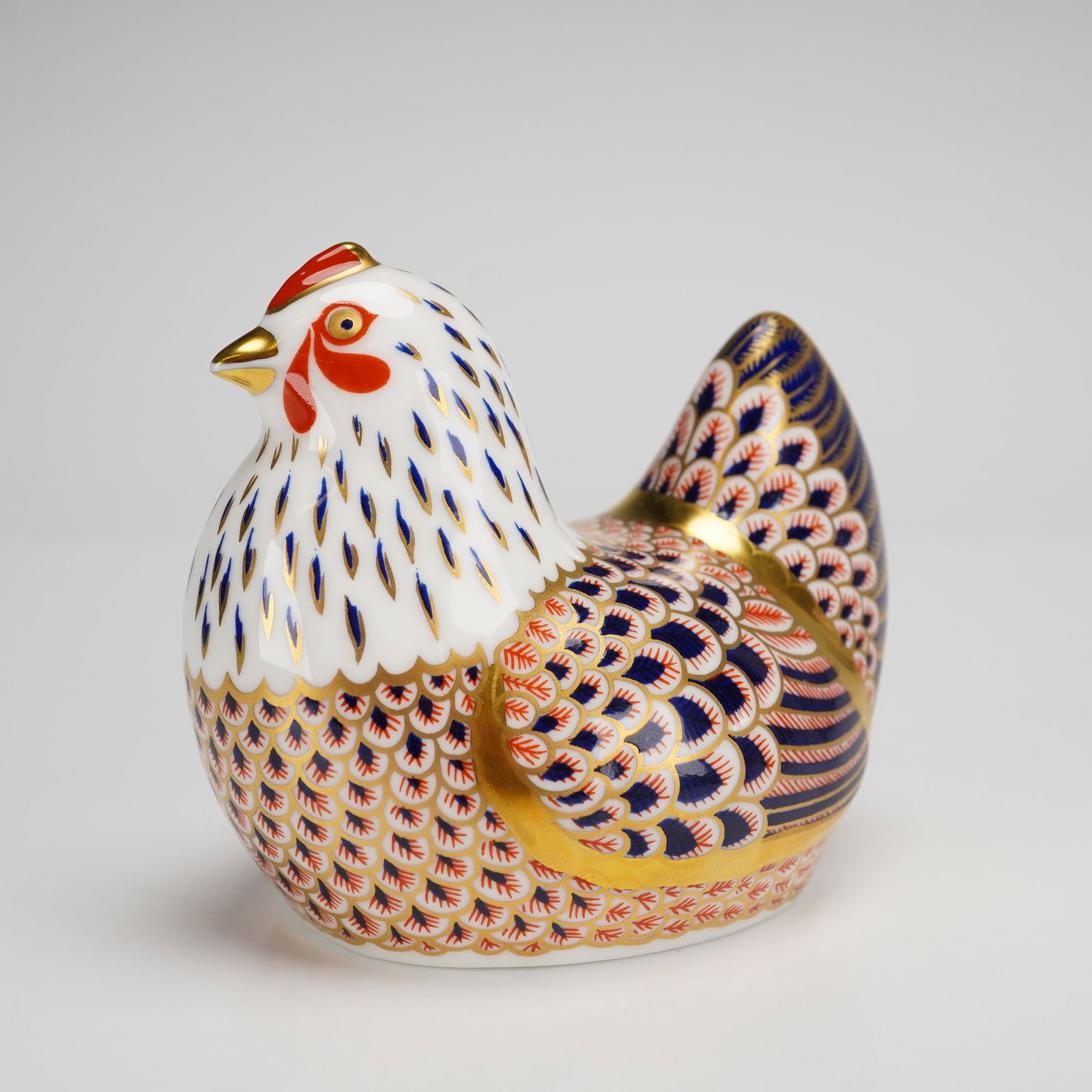 Royal Crown Derby Bone China Paperweight, Chicken (1 of 4)