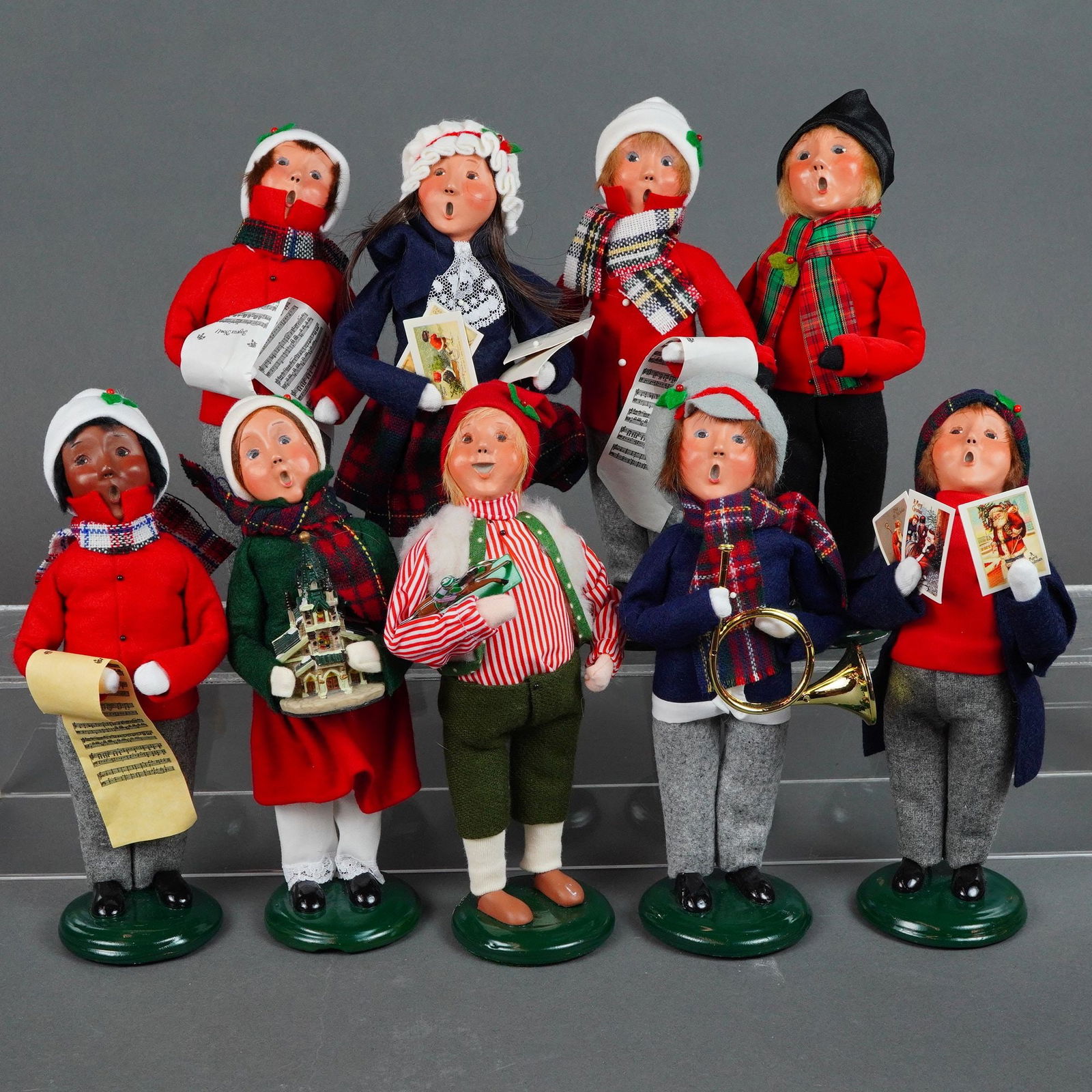 Collection of Nine Byers Choice Ltd. The Carolers Figurines (1 of 5)
