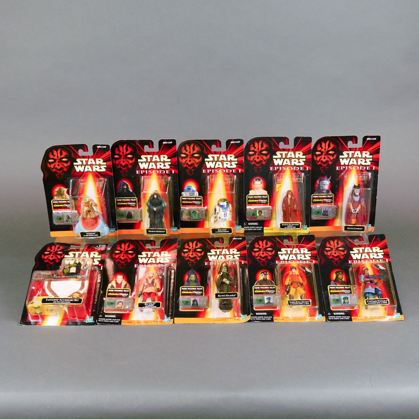 Hasbro Star Wars Episode I Action Figure and Accessory Collection, 1998-1999. (1 of 3)