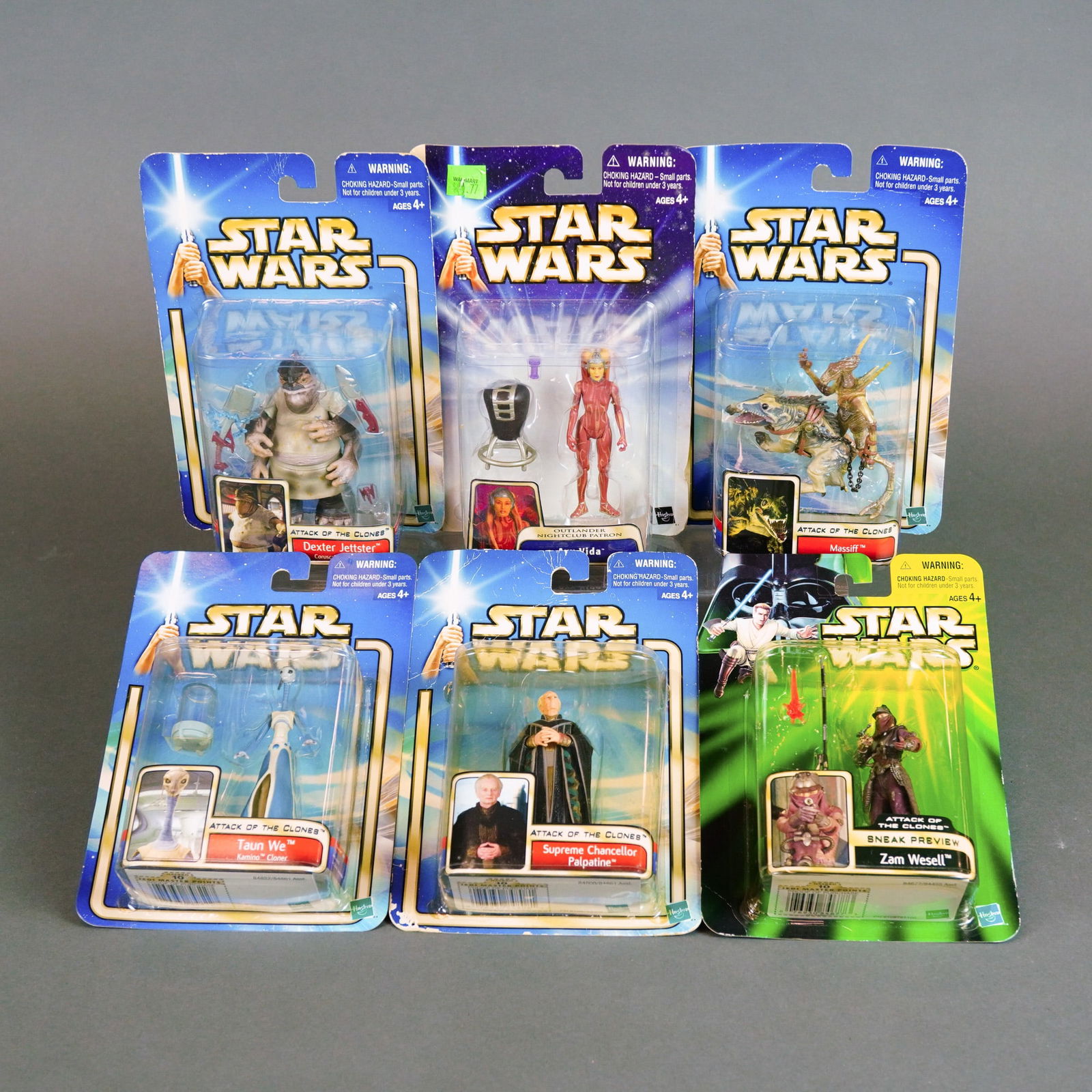 Hasbro Star Wars Episode II Attack of the Clones Action Figure Collection, circa 2002 (1 of 3)