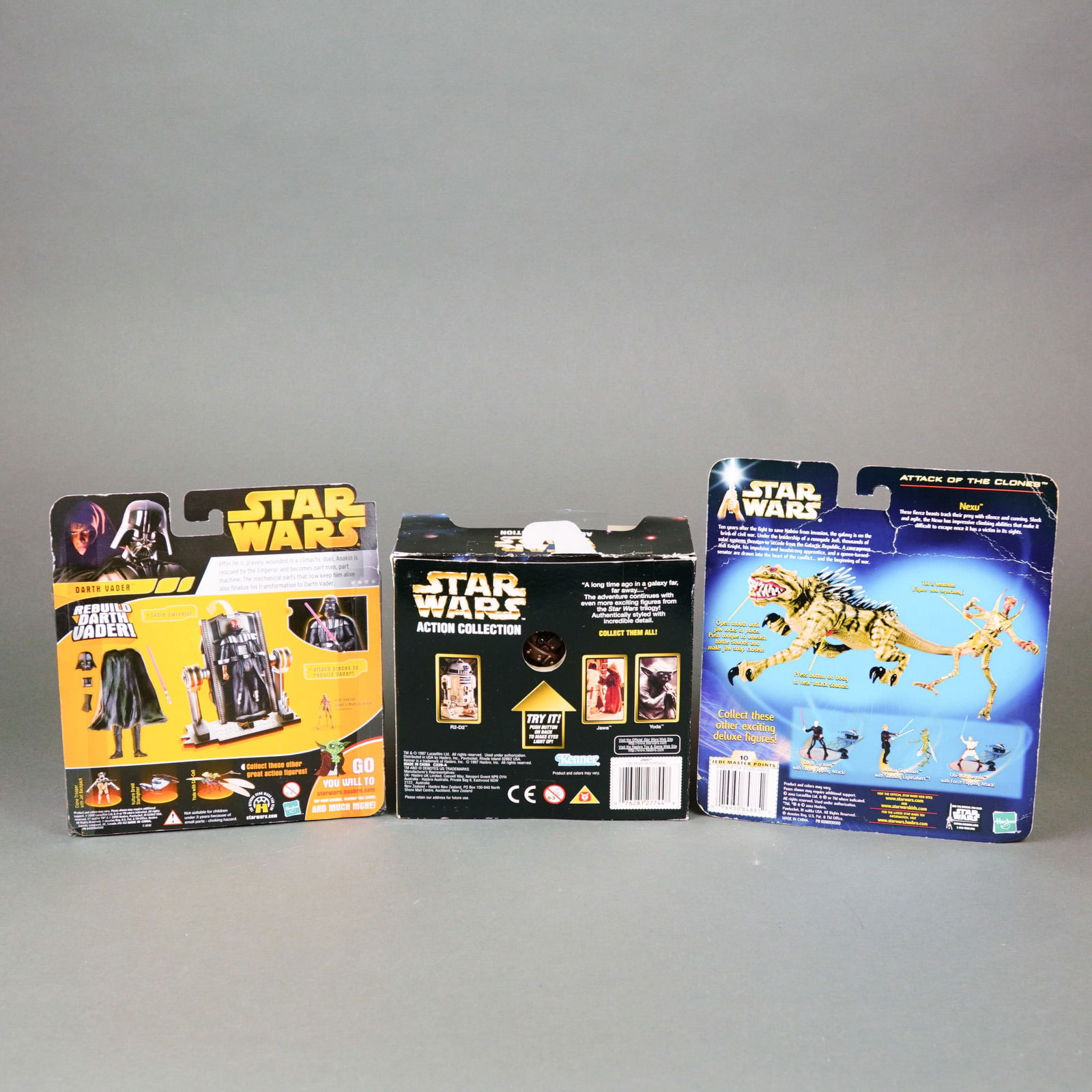 Three Hasbro and Kenner Star Wars Action Figures and Creatures, 1997-2002 (1 of 3)