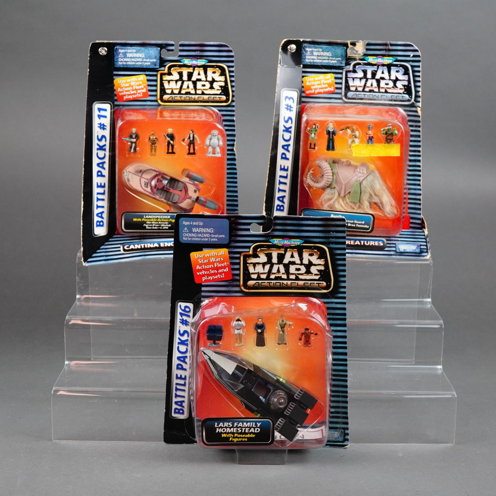 Galoob Star Wars Micro Machines Action Fleet Battle Packs, 1995-1997 (1 of 3)