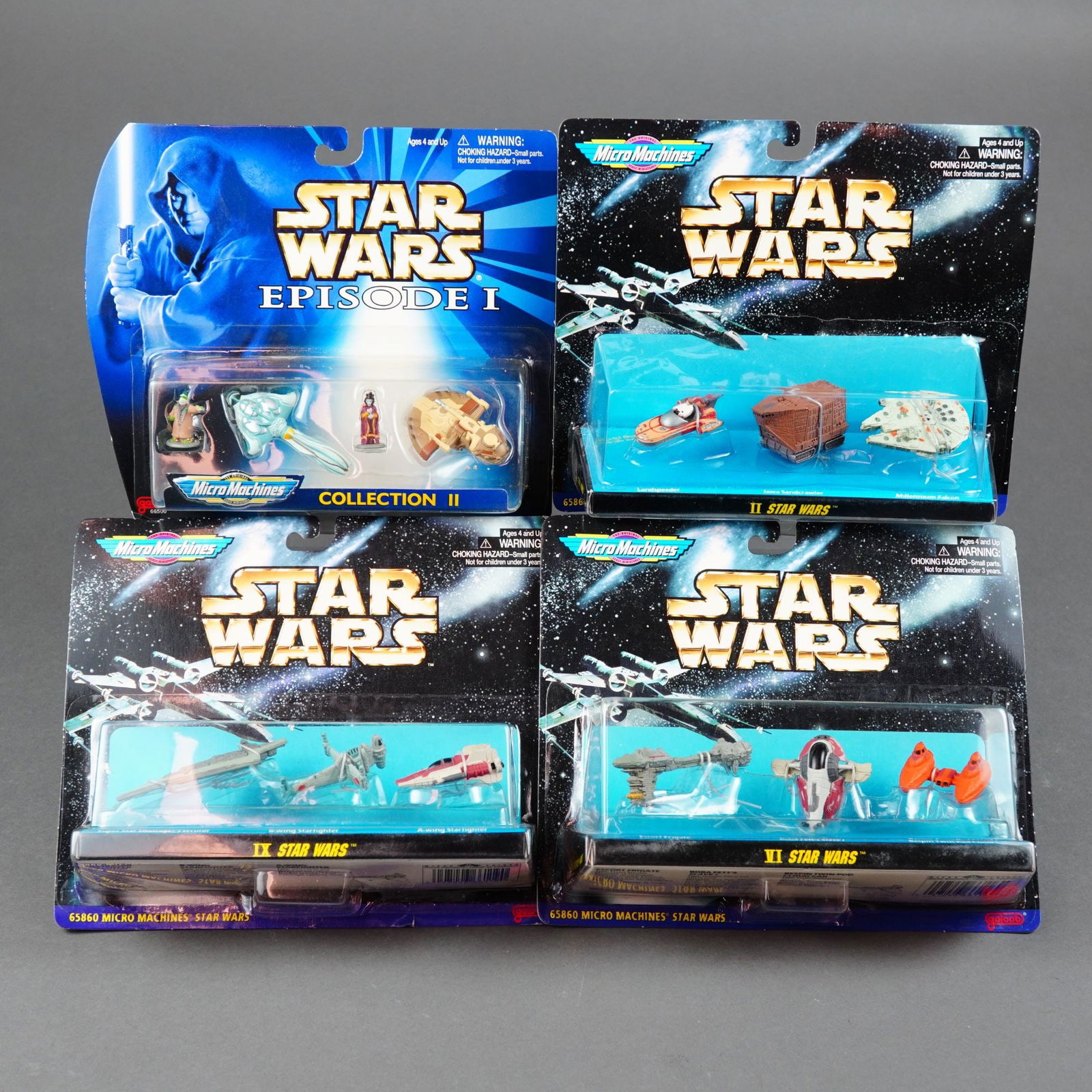 Galoob Star Wars Micro Machines Vehicle and Figure Sets, 1990s. (1 of 3)