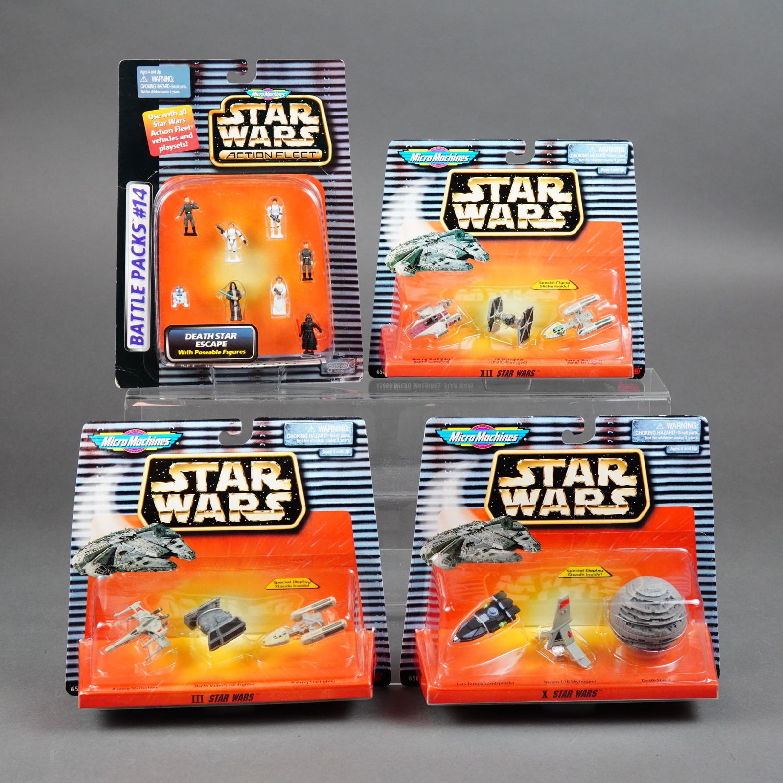 Galoob Star Wars Micro Machines and Action Fleet Miniature Toy Sets, 1996-1997 (1 of 3)