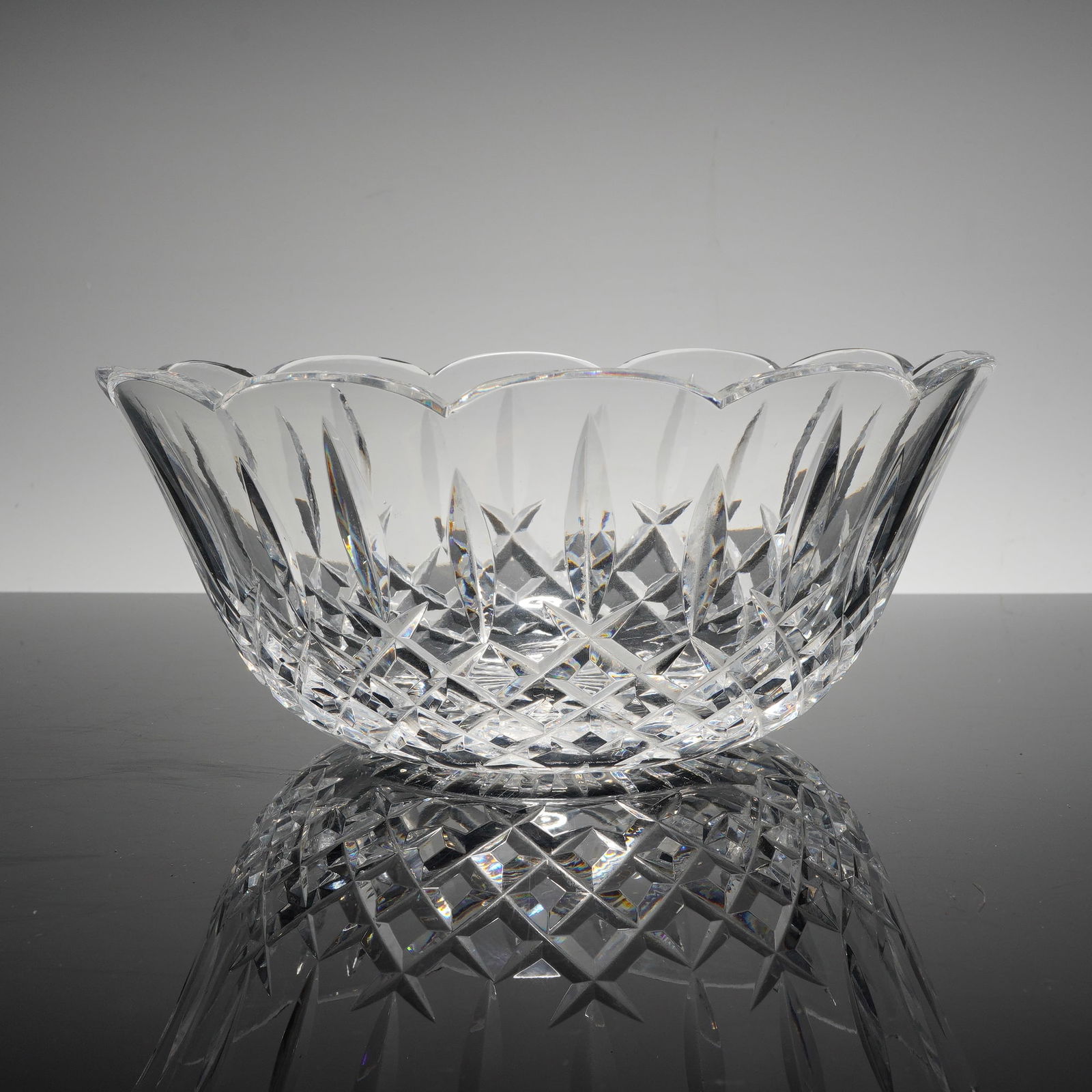 Waterford Crystal Lismore Pattern Scalloped Bowl (1 of 4)