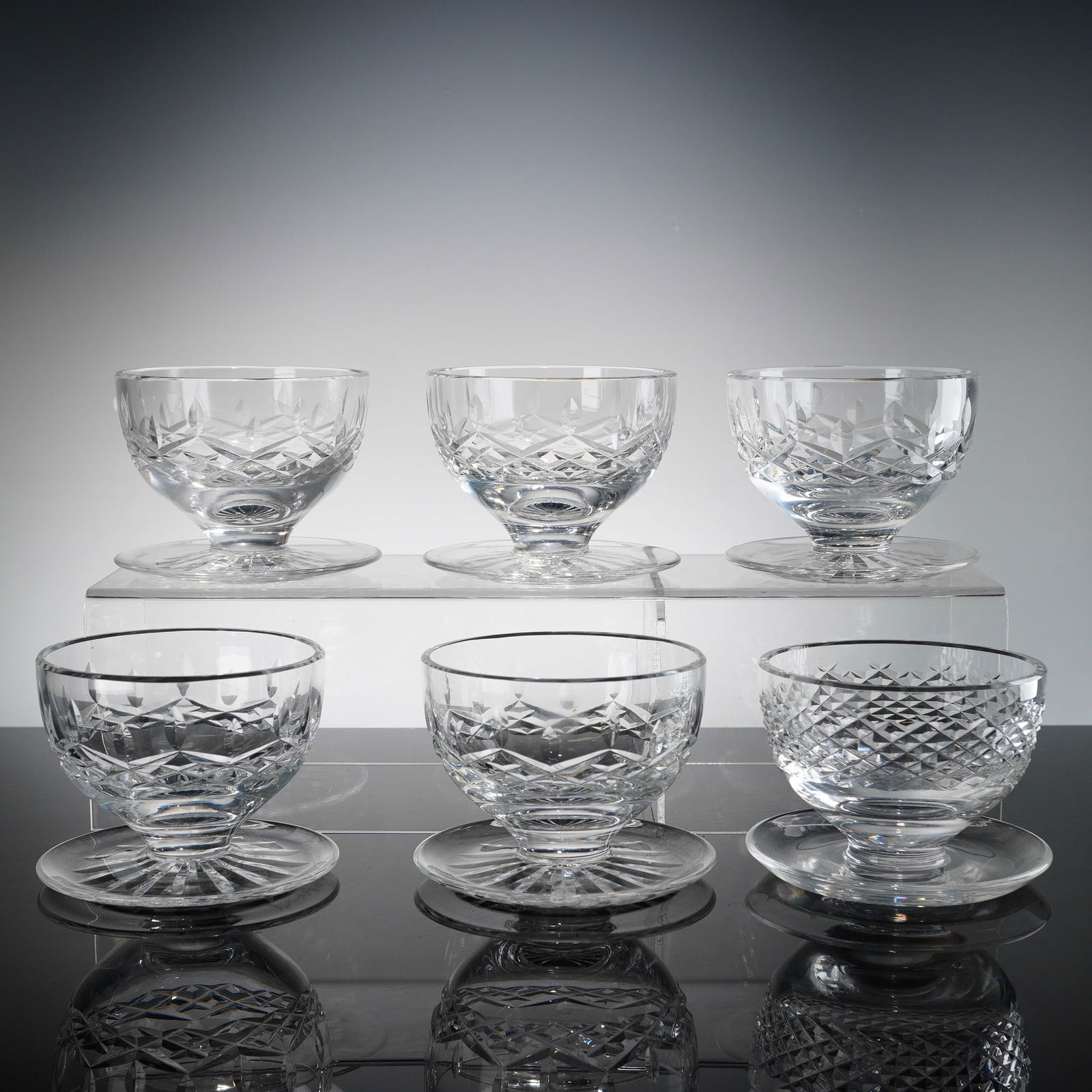 6pc Waterford Crystal Lismore and Alana Footed Dessert Bowls (1 of 4)