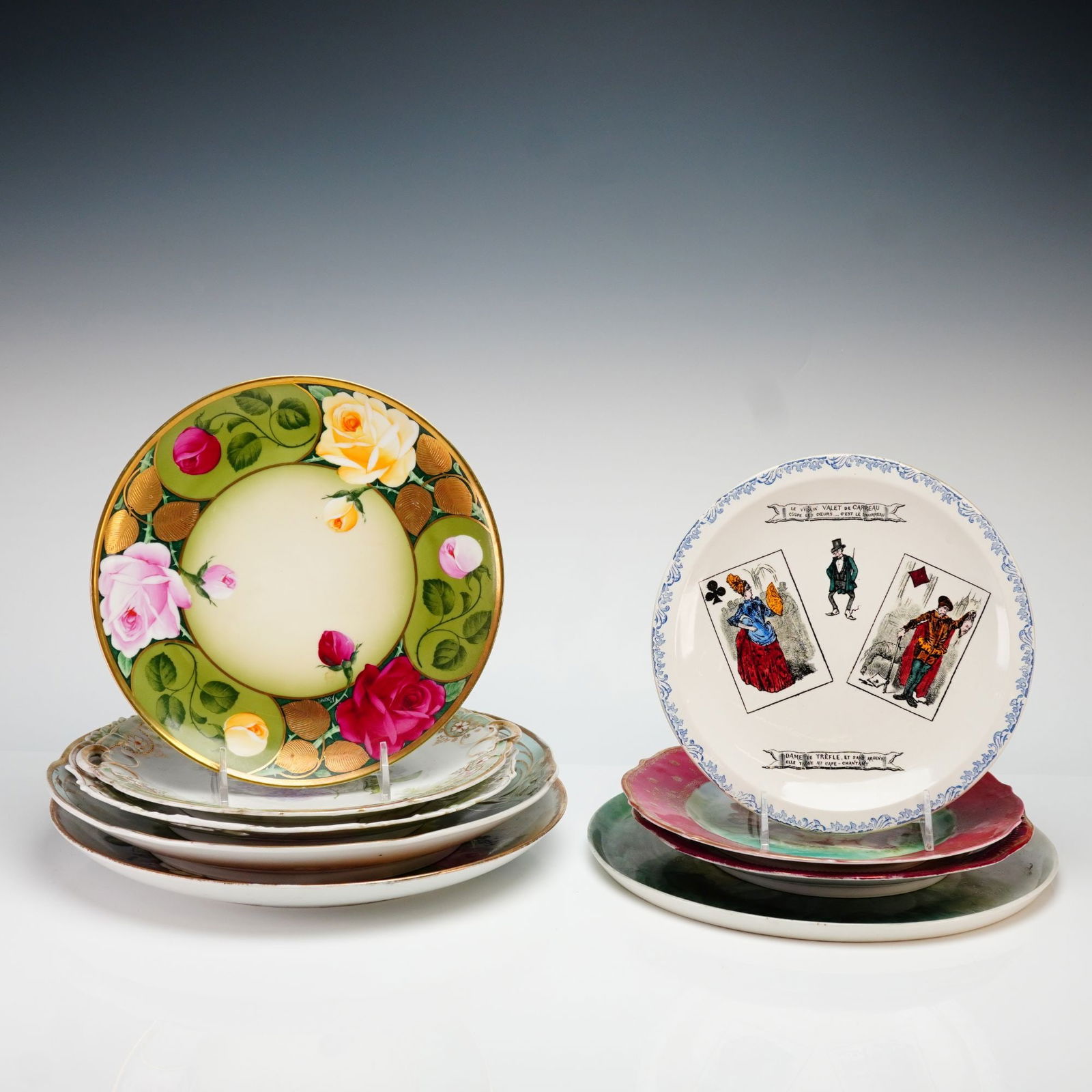 German Porcelain & Earthenware Plates, Royal Munich, HBCM, CT Germany (1 of 4)