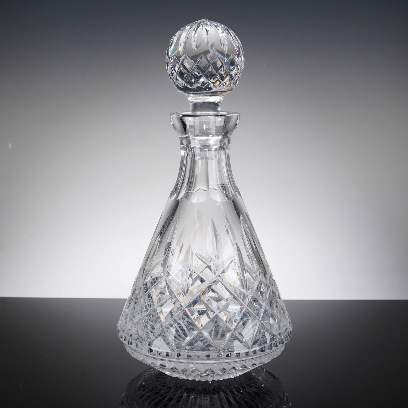 Waterford Lismore Pattern Crystal Ship's Decanter (1 of 3)