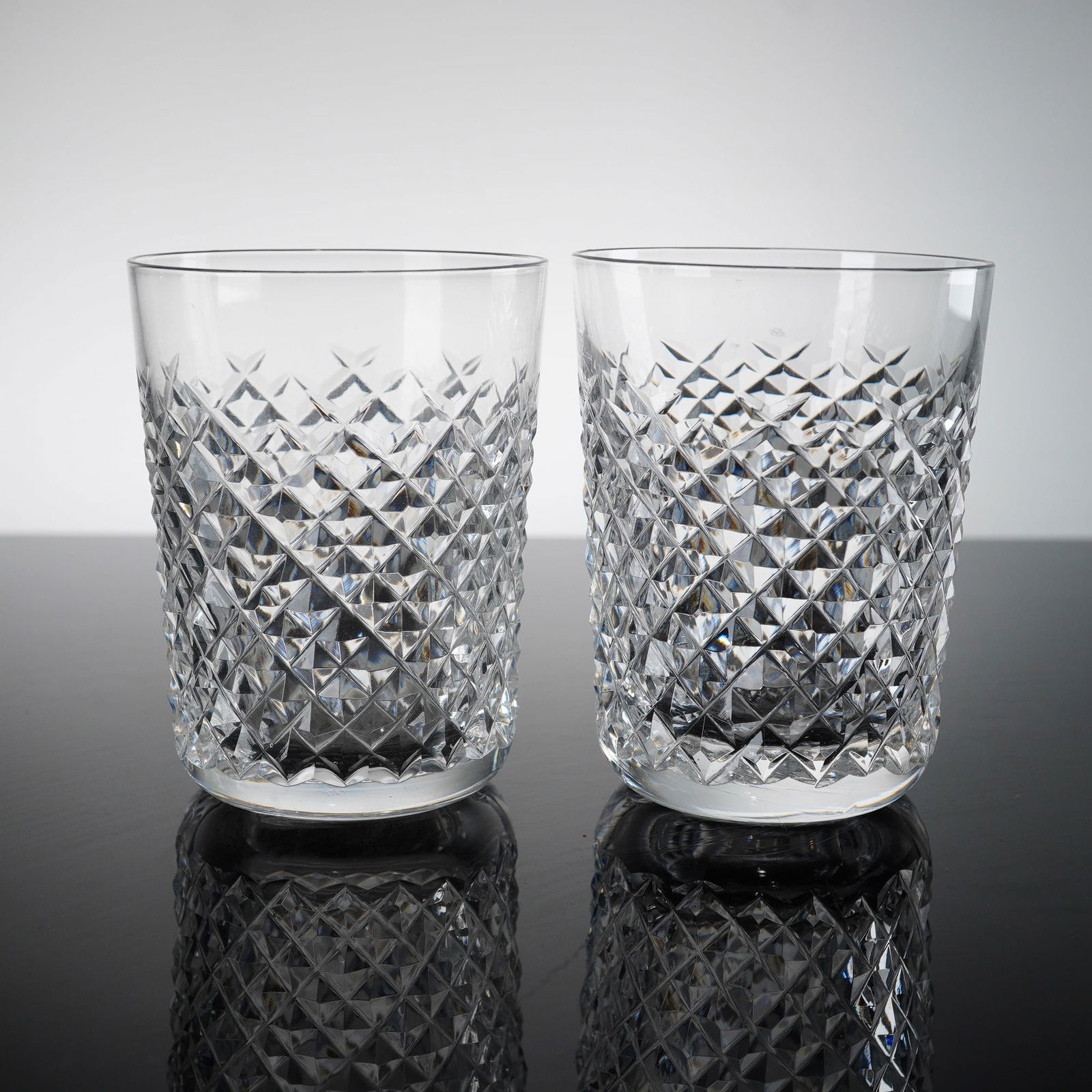 A Pair of Waterford Crystal Alana Old Fashioned Tumblers (1 of 3)