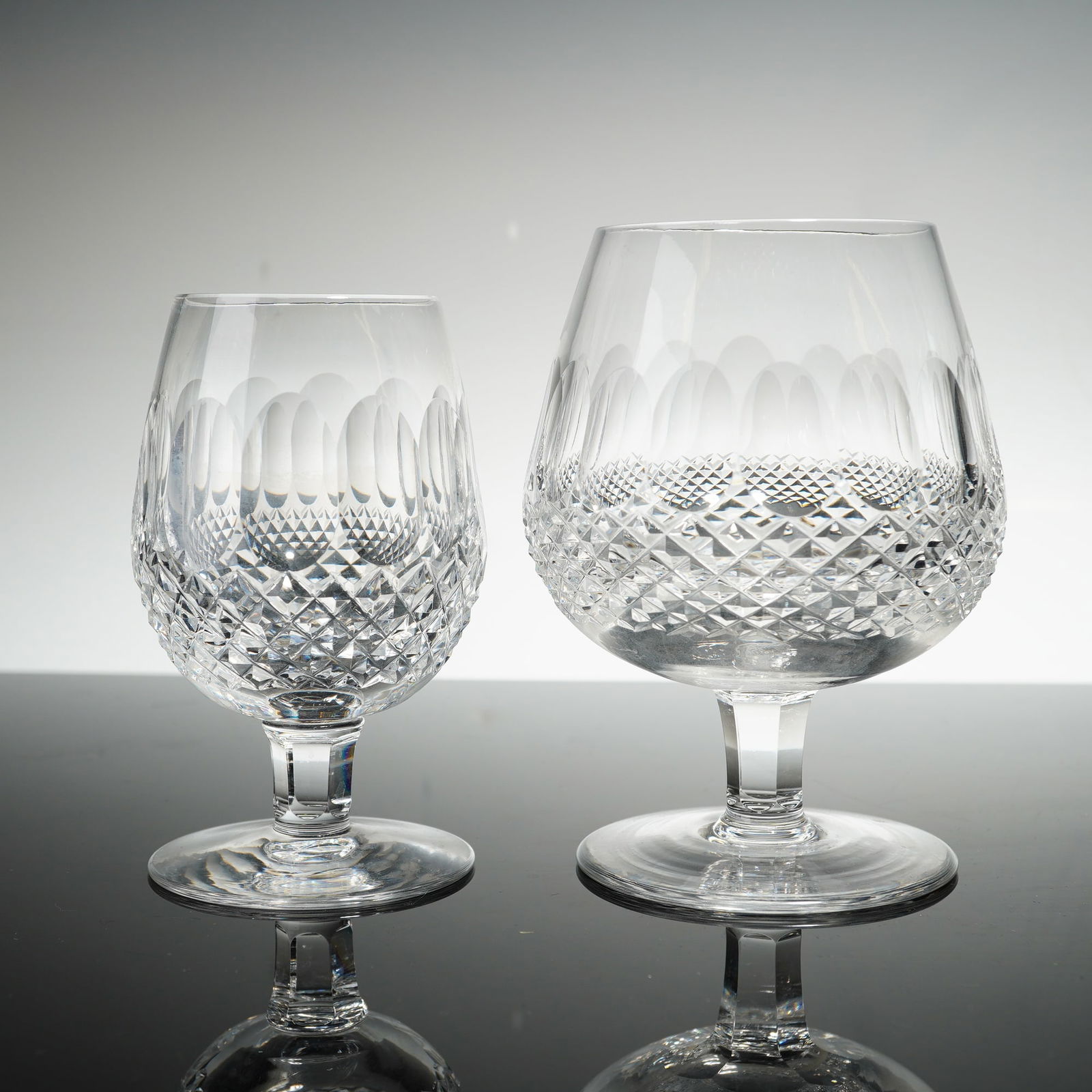 Pair of Waterford Crystal Colleen Pattern Brandy Snifters (1 of 3)