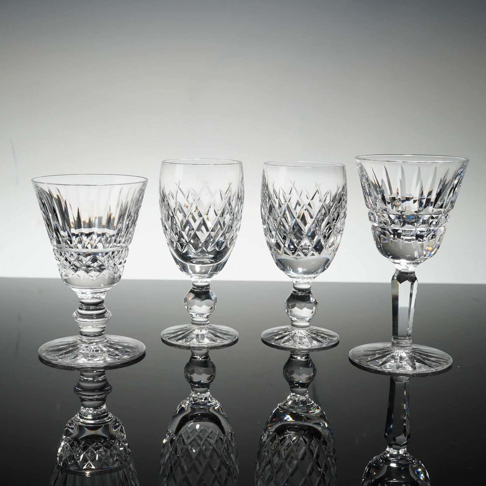 4pc Waterford Crystal Tramore, Glenmore, and Boyne Stemware (1 of 4)