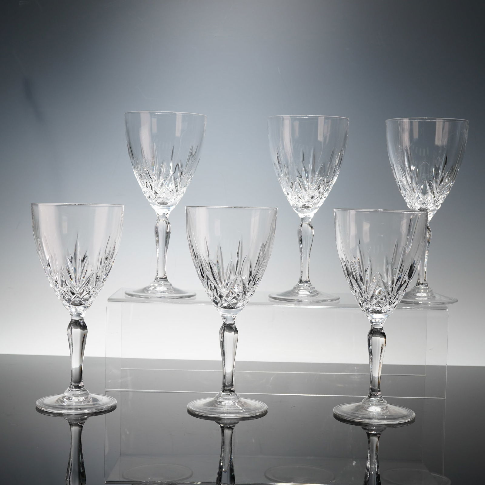 6pc Crystal Wine Glasses (1 of 4)