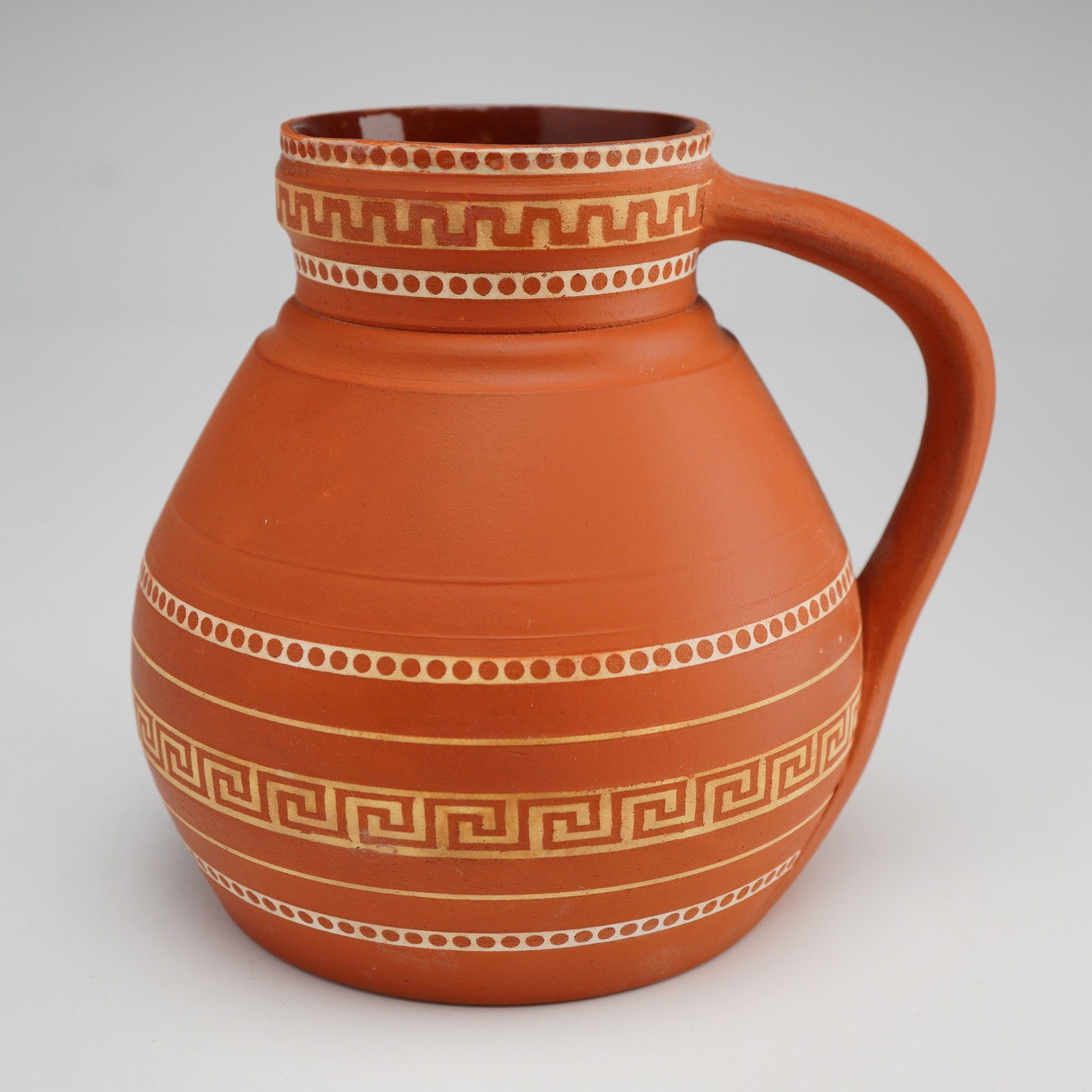 Wedgwood Rosso Antico Red Terracotta Stoneware Pitcher (1 of 4)