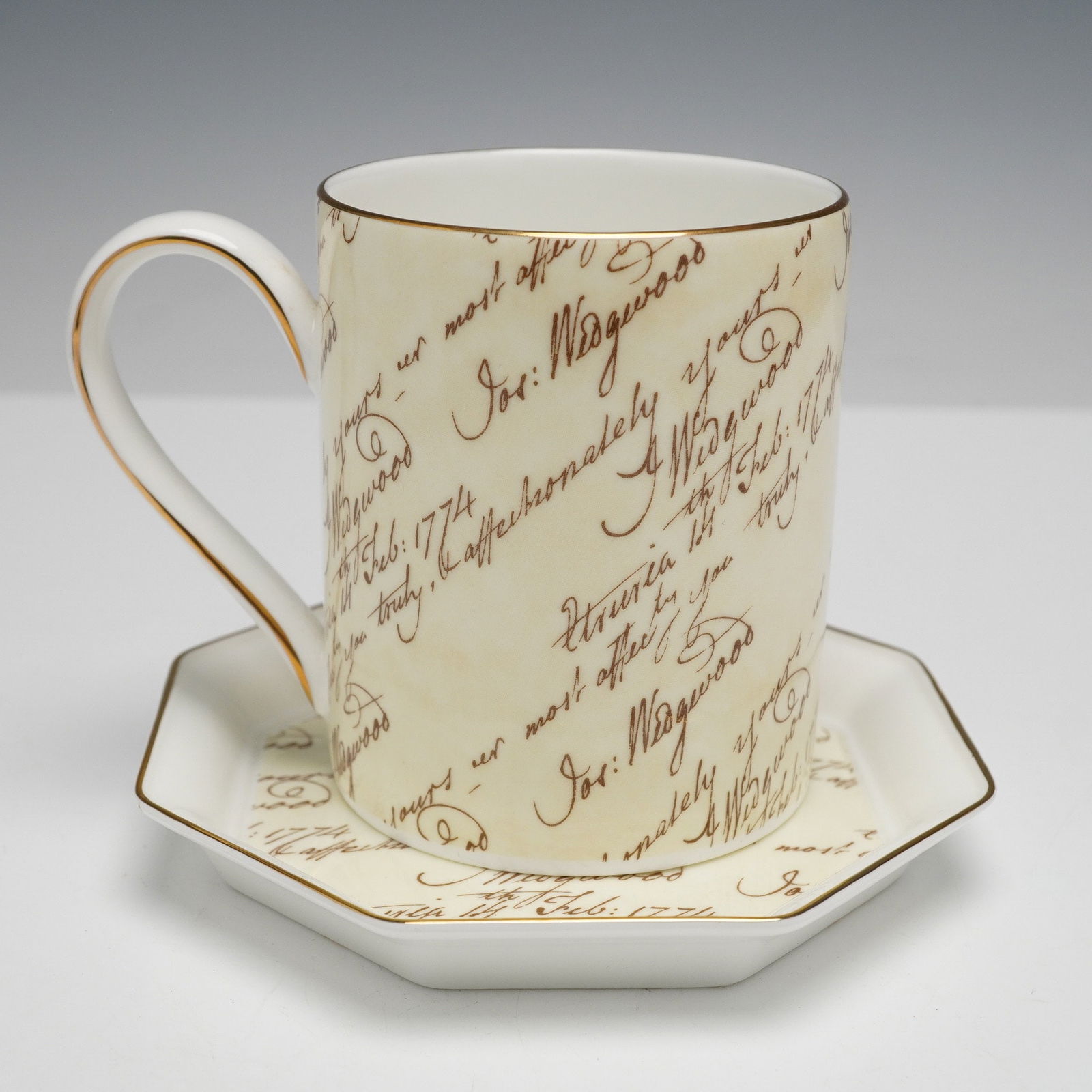 Josiah Wedgwood Bicentenary Cup and Saucer Set, Signed (1 of 5)