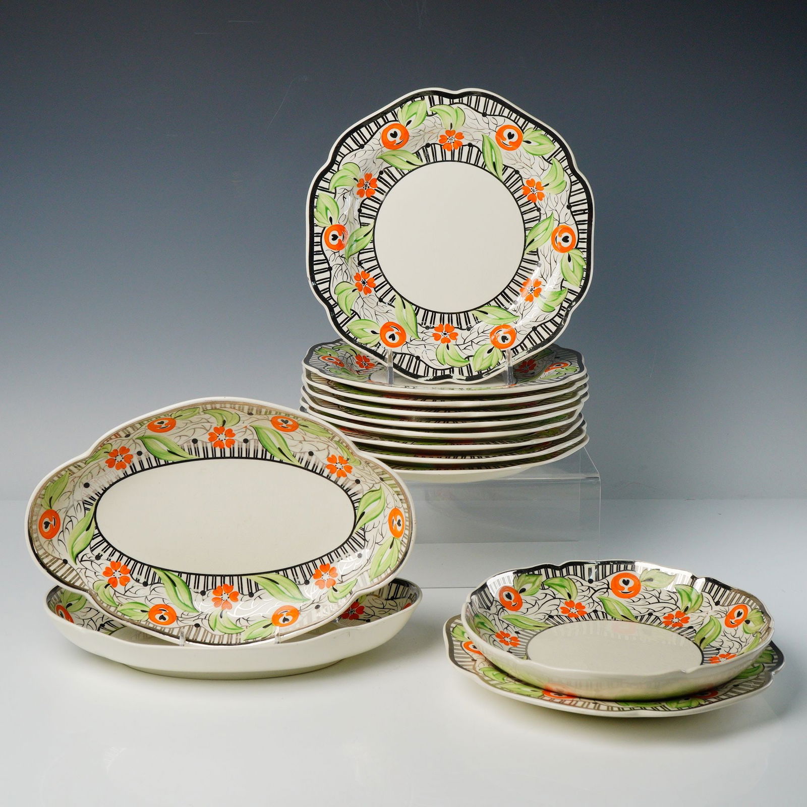 13pc Wedgwood Dinnerware Set, Richard Dennis 1982 Exhibition, AMH 8506 (1 of 6)