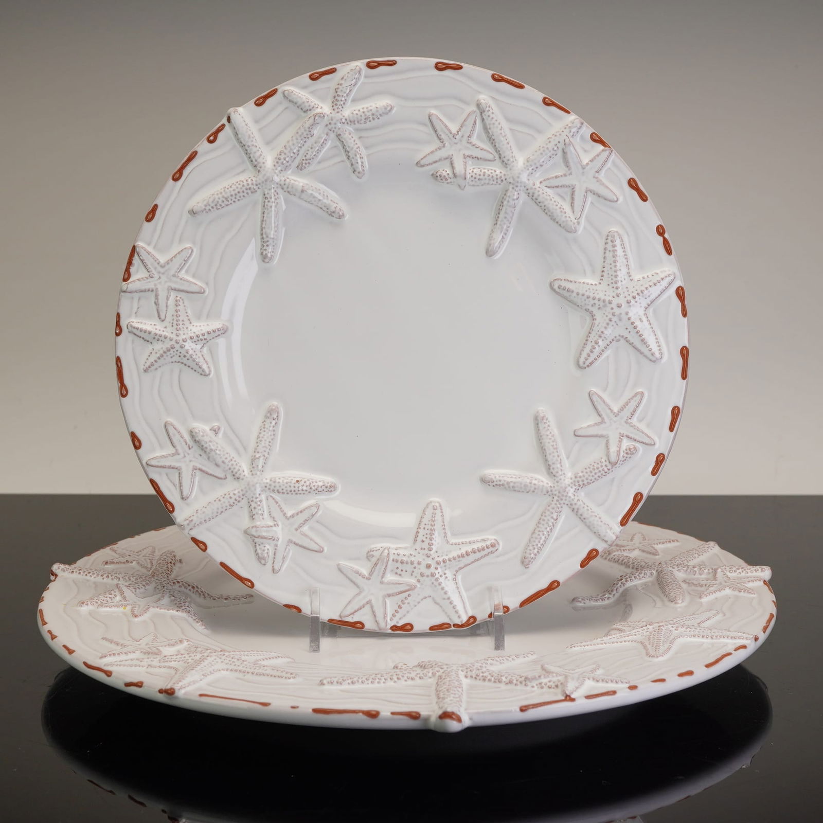 Mud Pie Starfish Three-Piece Dinnerware Set - 2