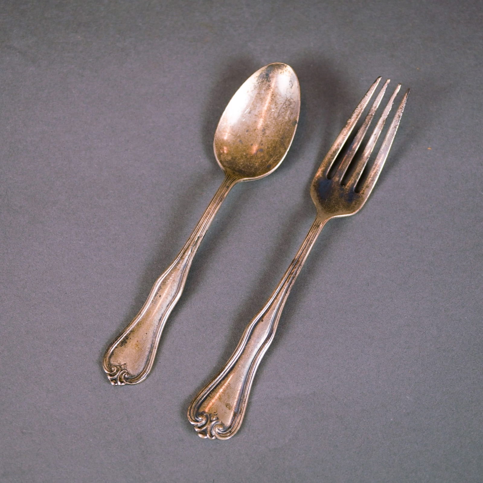 Frank M. Whiting, Josephine Pattern, A Pair of Flatware Pieces, Sterling Silver (1 of 4)