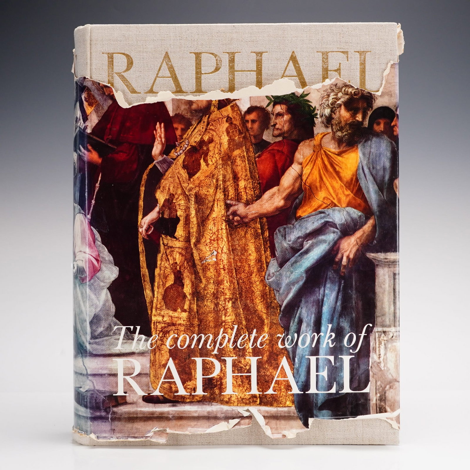 First Edition Large Folio Hardcover Art Book, The Complete Work of Raphael: The Complete Work of Raphael is a first edition large folio hardcover book authored by Luisa Becherucci, Alessandro Marabottini, Anna Forlani Tempesti, Giuseppe Marchini, Giovanni Becatti, Ferdinando