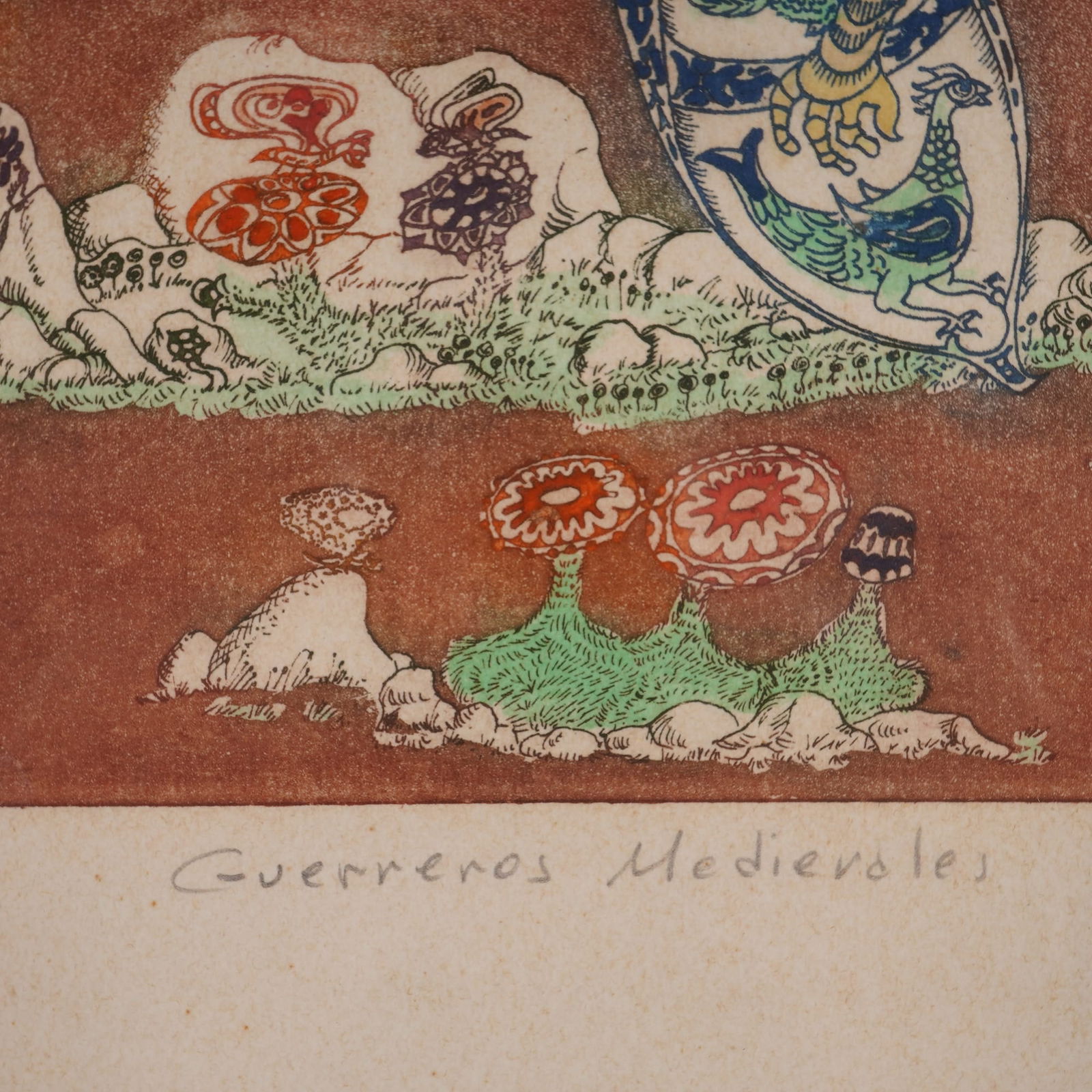 Guillermo Silva Santamaria (Colombian 1921-2007) Etching on Paper, Signed - 6