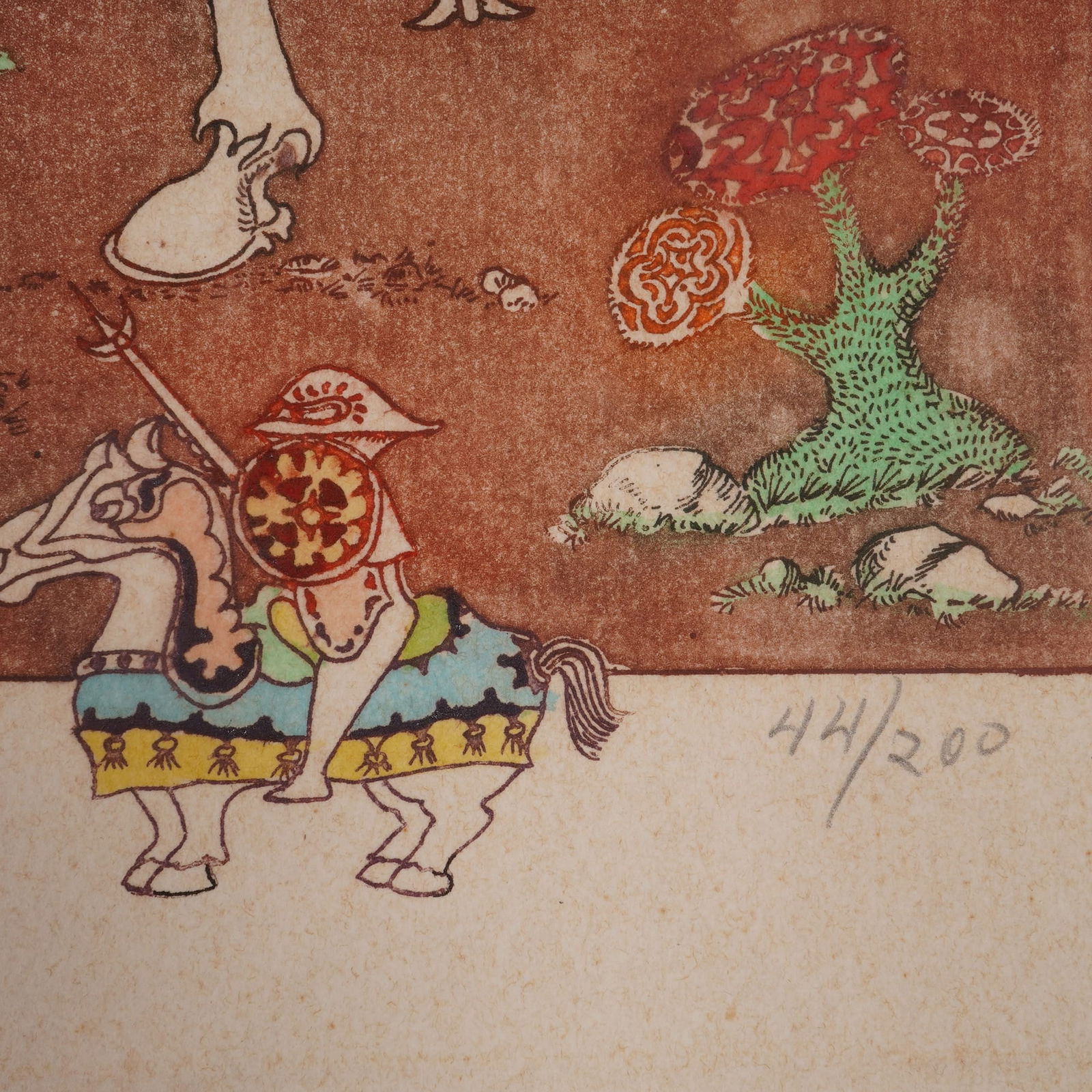 Guillermo Silva Santamaria (Colombian 1921-2007) Etching on Paper, Signed - 7