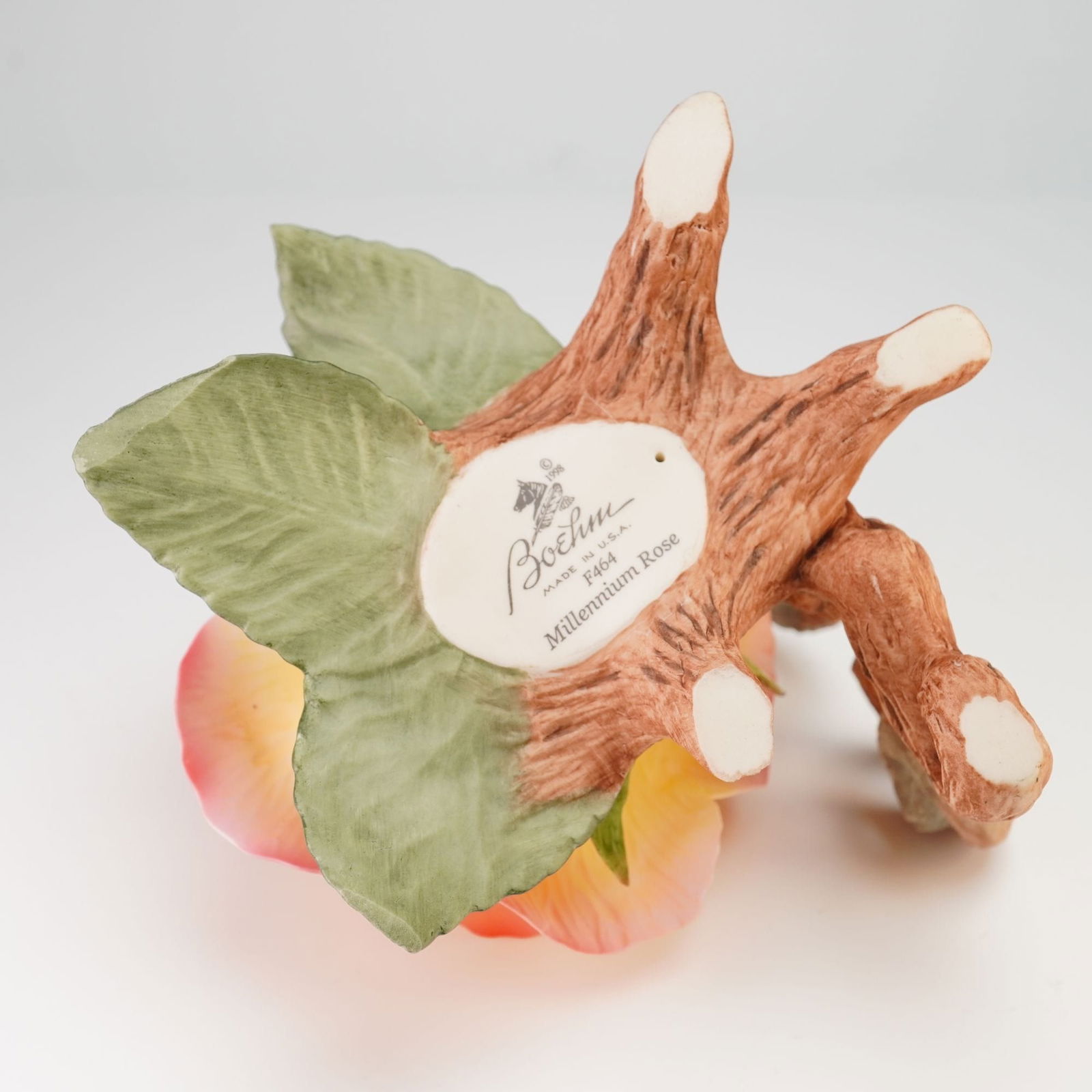 Boehm Millennium Rose Bisque Porcelain Figurine Model F464 - 4