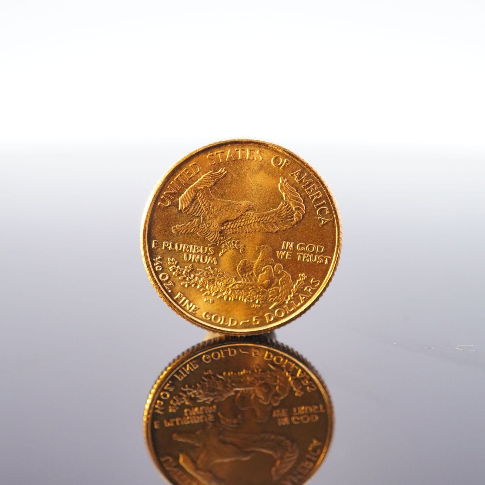 1999 1/10 Fine Gold $5 American Gold Eagle Coin - 2