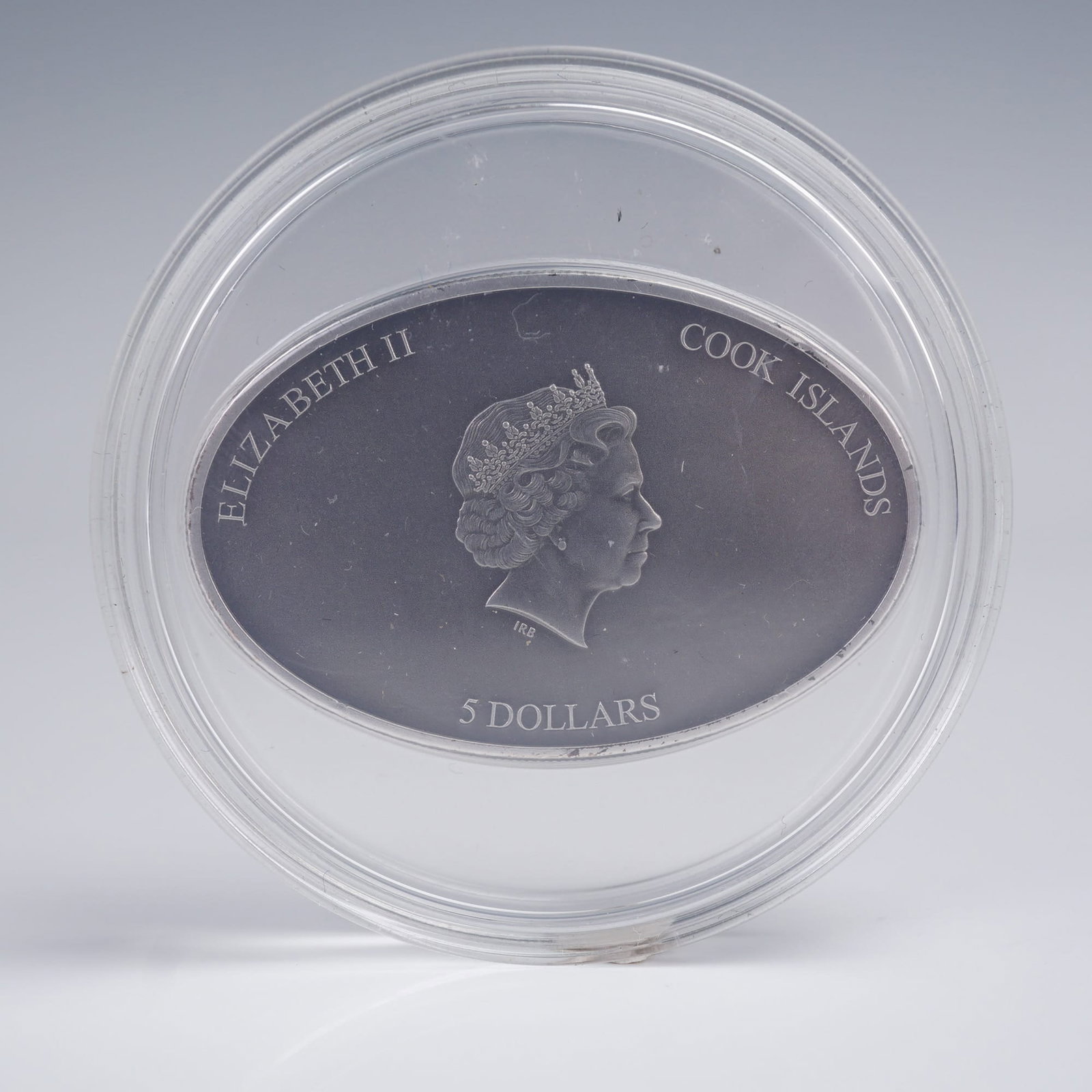 2012 Elizabeth II Cook Islands Five Dollar, Ceilings of Heaven: 2012 Cook Islands Ceilings of Heaven five-dollar Non-circulating commemorative coin honoring the 500th anniversary of Michelangelo's Sistine Chapel ceiling (1512-2012). Struck in fine silver with an o