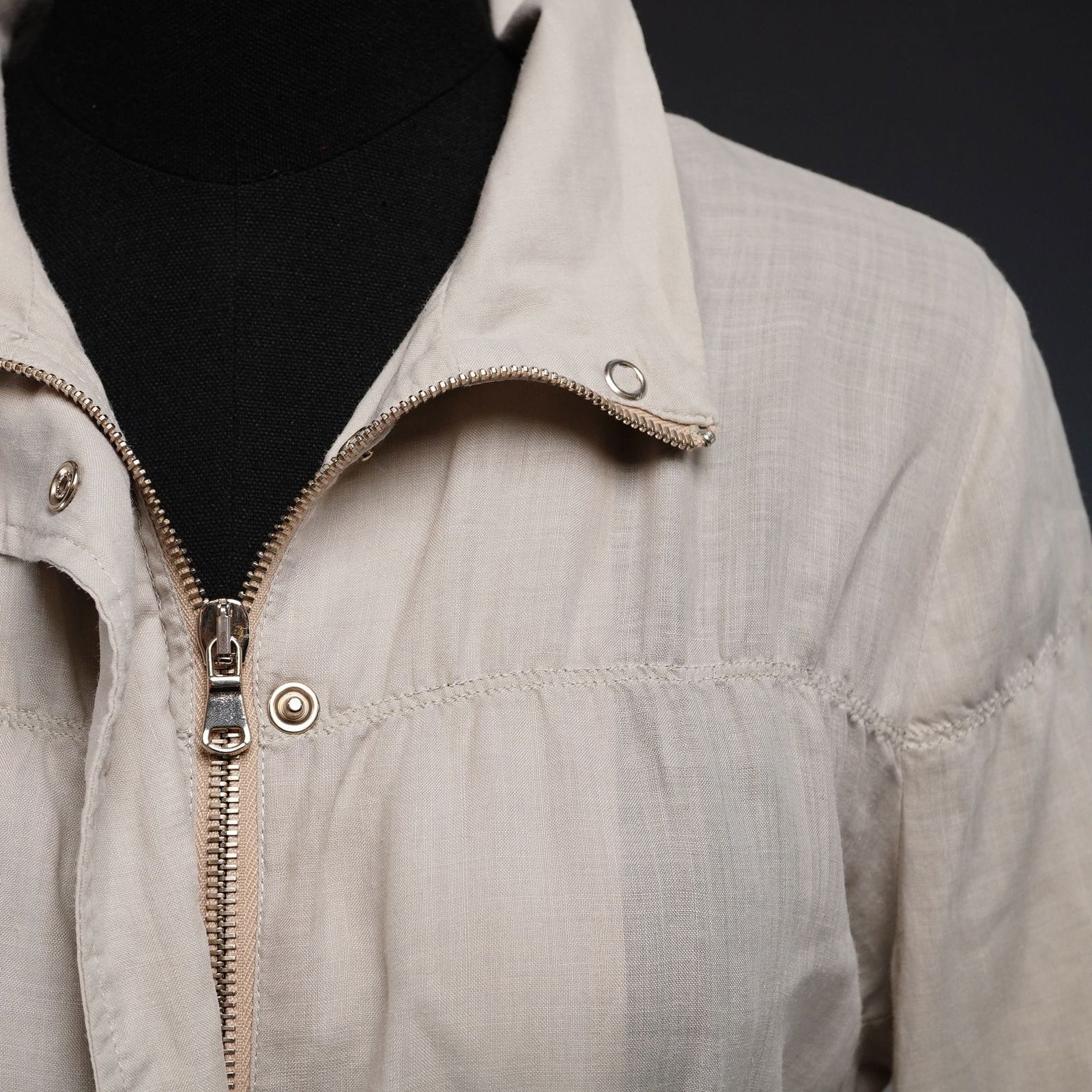 Brunello Cucinelli Ruffled Spring Jacket - 4