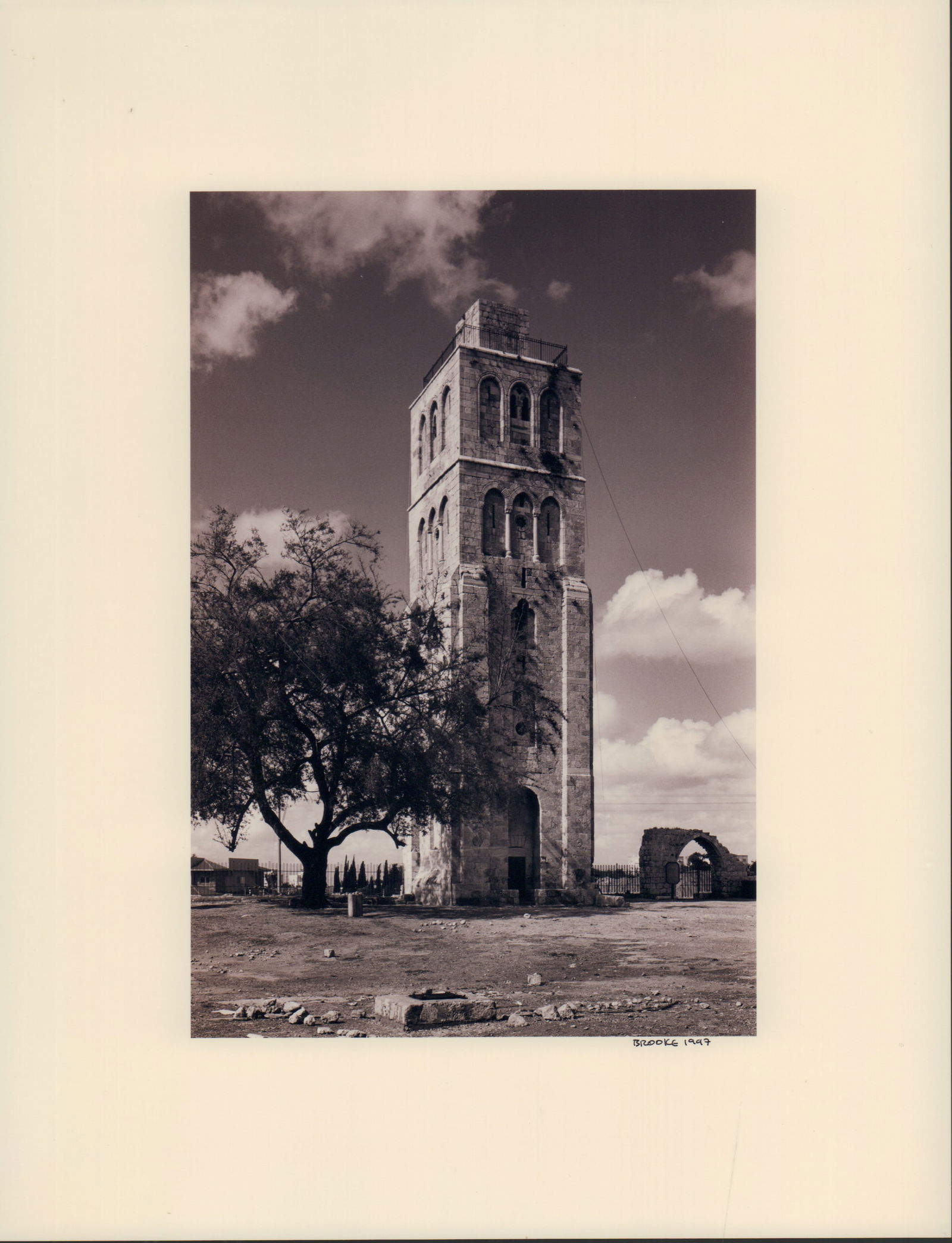 Steven Brooke, 12pc Ektacolor Print Photographs, Views of Jerusalem, Signed: A remarkable portfolio of twelve original Ektacolor photographs by acclaimed architectural photographer Steven Brooke, capturing the enduring majesty and quiet desolation of the ancient landscapes and
