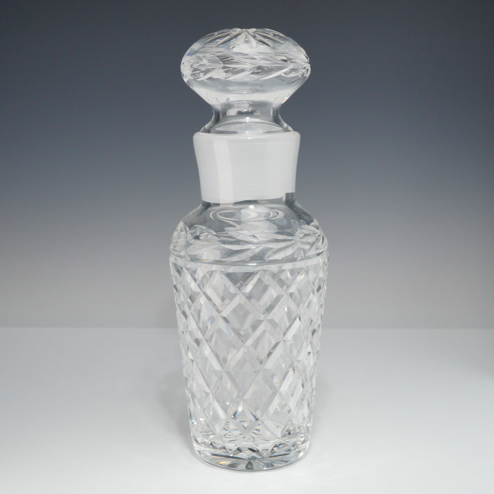 Waterford Style Alana Pattern Cut Crystal Spirits Decanter (1 of 3)