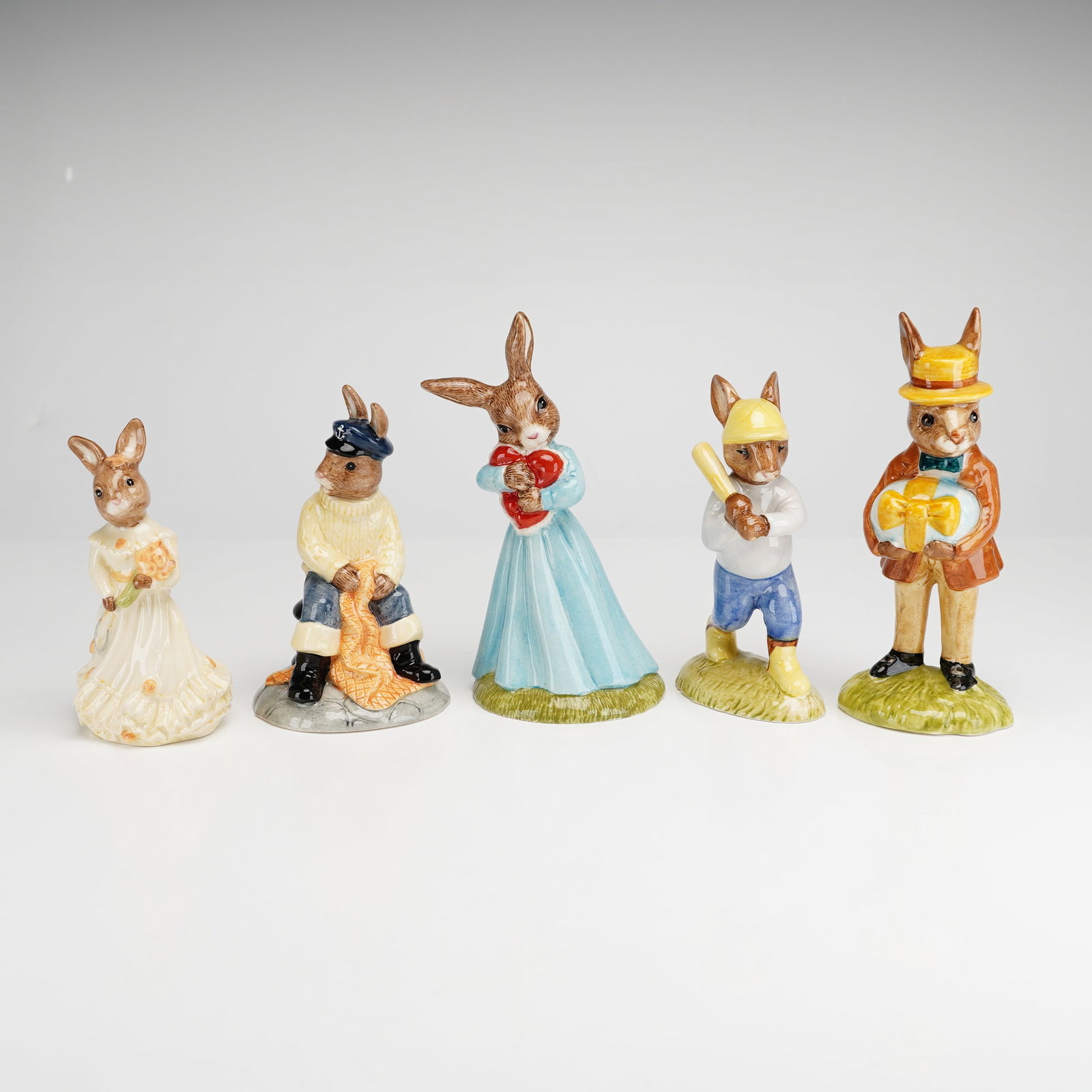 Five Royal Doulton Bunnykins Figurines (1 of 3)