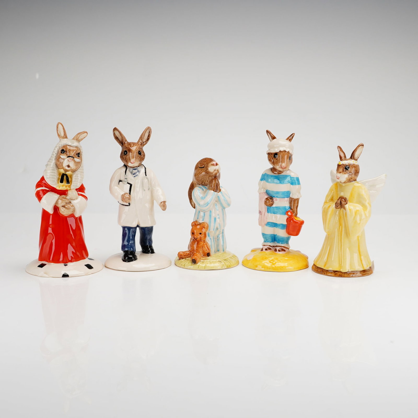 Five Royal Doulton Bunnykins Figurines (1 of 3)