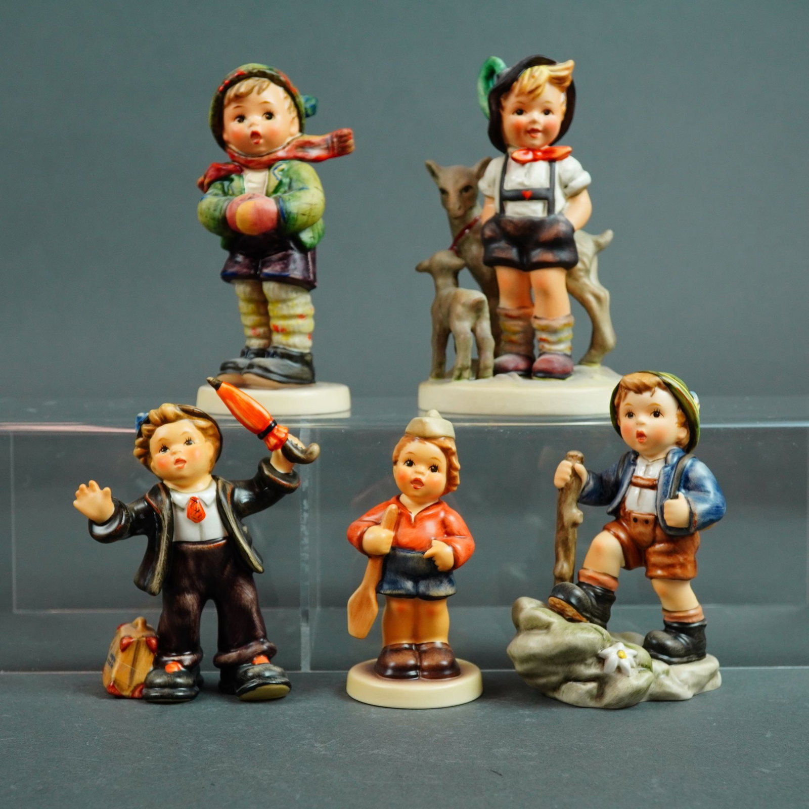 Goebel Hummel, Group of Five Children Figurines (1 of 4)