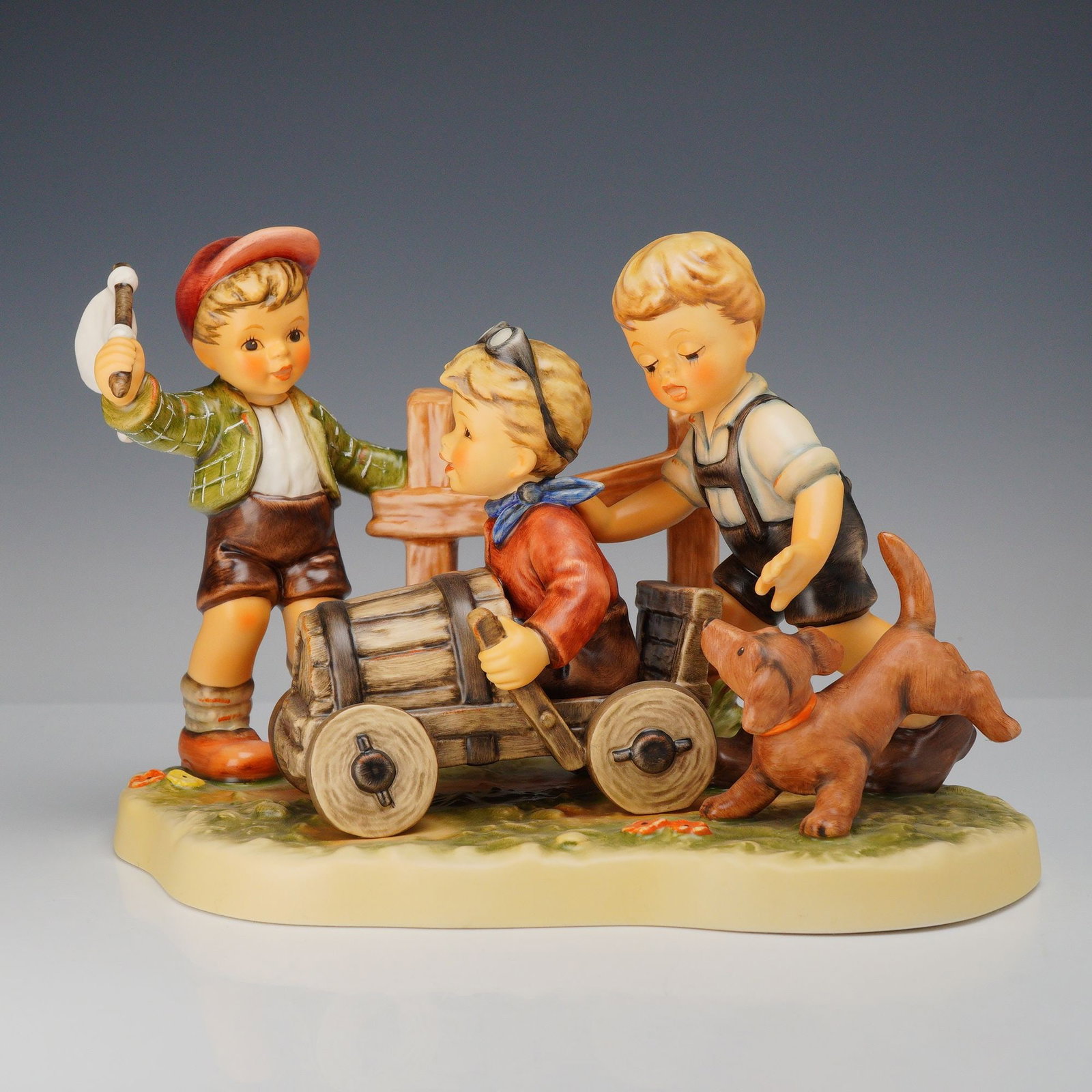 Goebel M.I. Hummel Soap Box Derby Figurine, HUM 2121 (1 of 3)