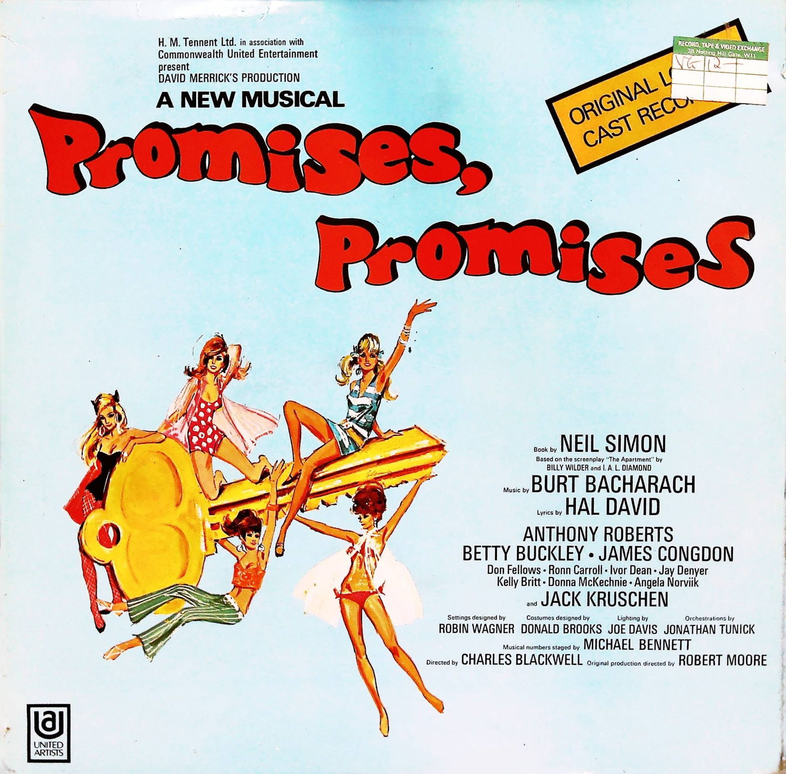 Promises, Promises: Original London Cast Recording LP (1 of 2)
