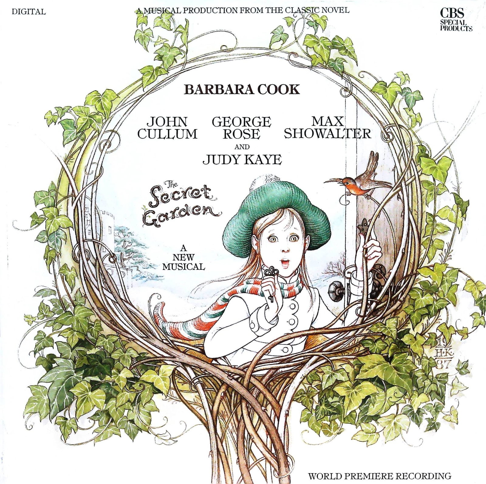 World Premiere Recording Secret Garden Studio Cast Recording Vinyl Record (1 of 2)