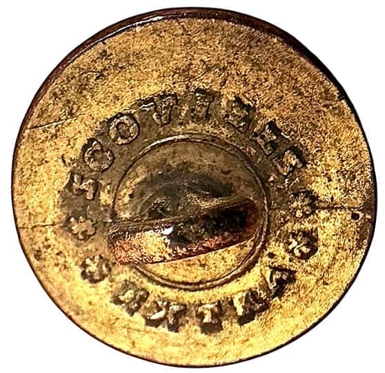 A SCARCE USAGE/UNIFORM BRASS BUTTON - 3