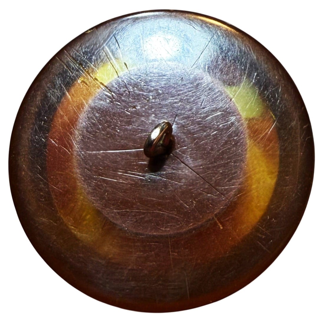 A DIVISION THREE BAKELITE OBJECT BUTTON - 3