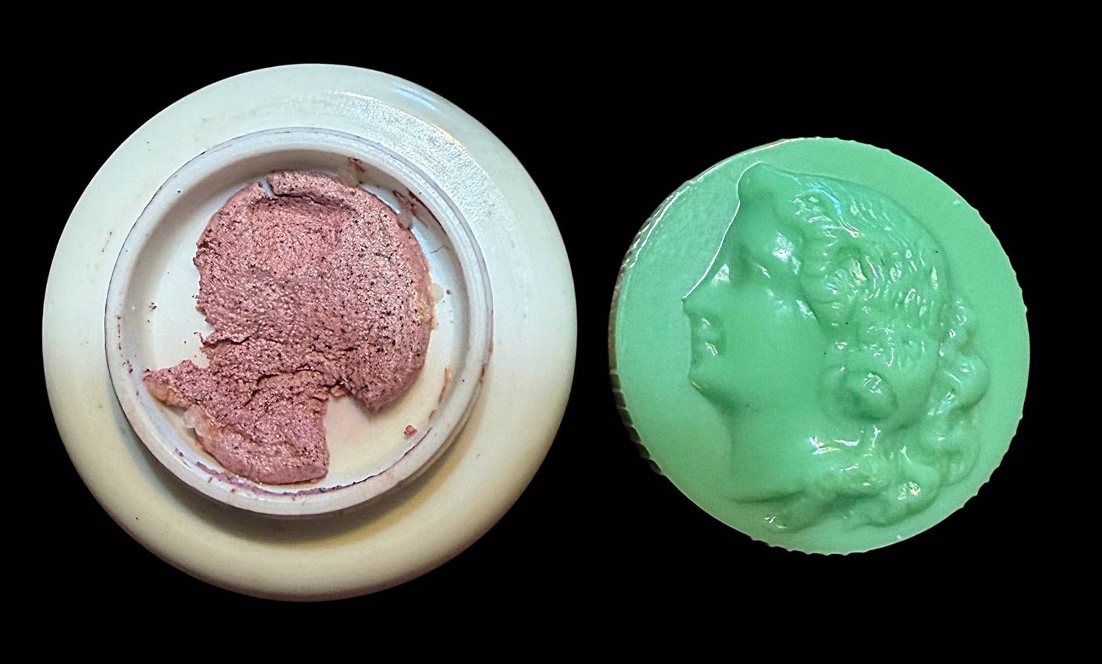 A DIVISON THREE TWO PART COLT BUTTON - 2