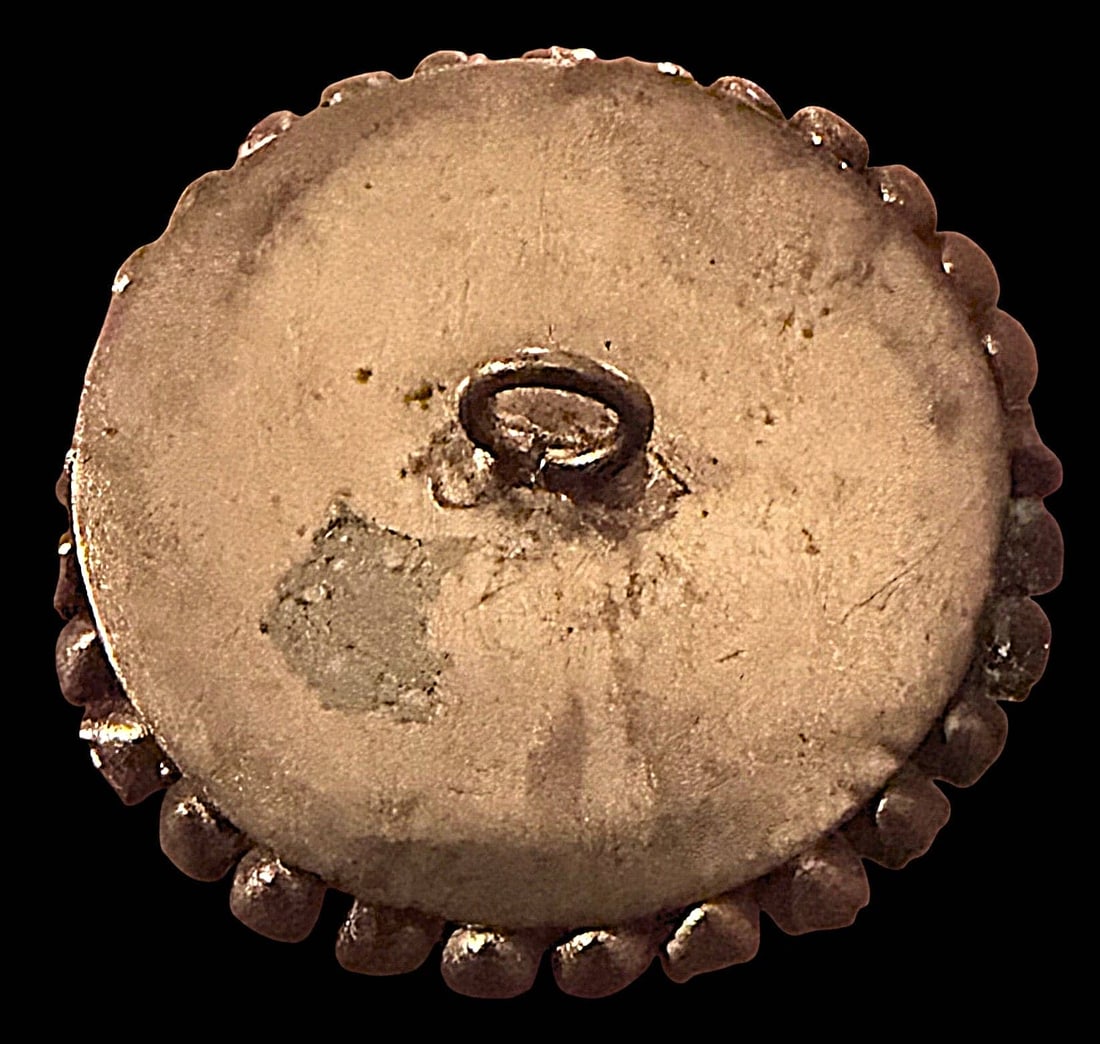 A DIVISION ONE PASTE BORDERED PORCELAIN BUTTON - 2