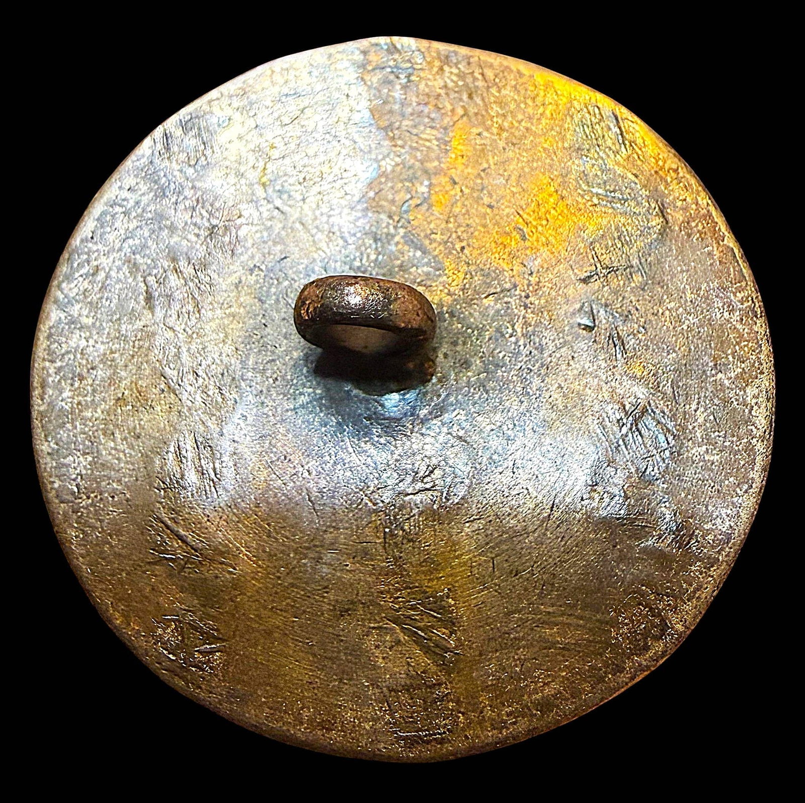 A GORGEOUS DIVISION ONE COPPER BUTTON - 5