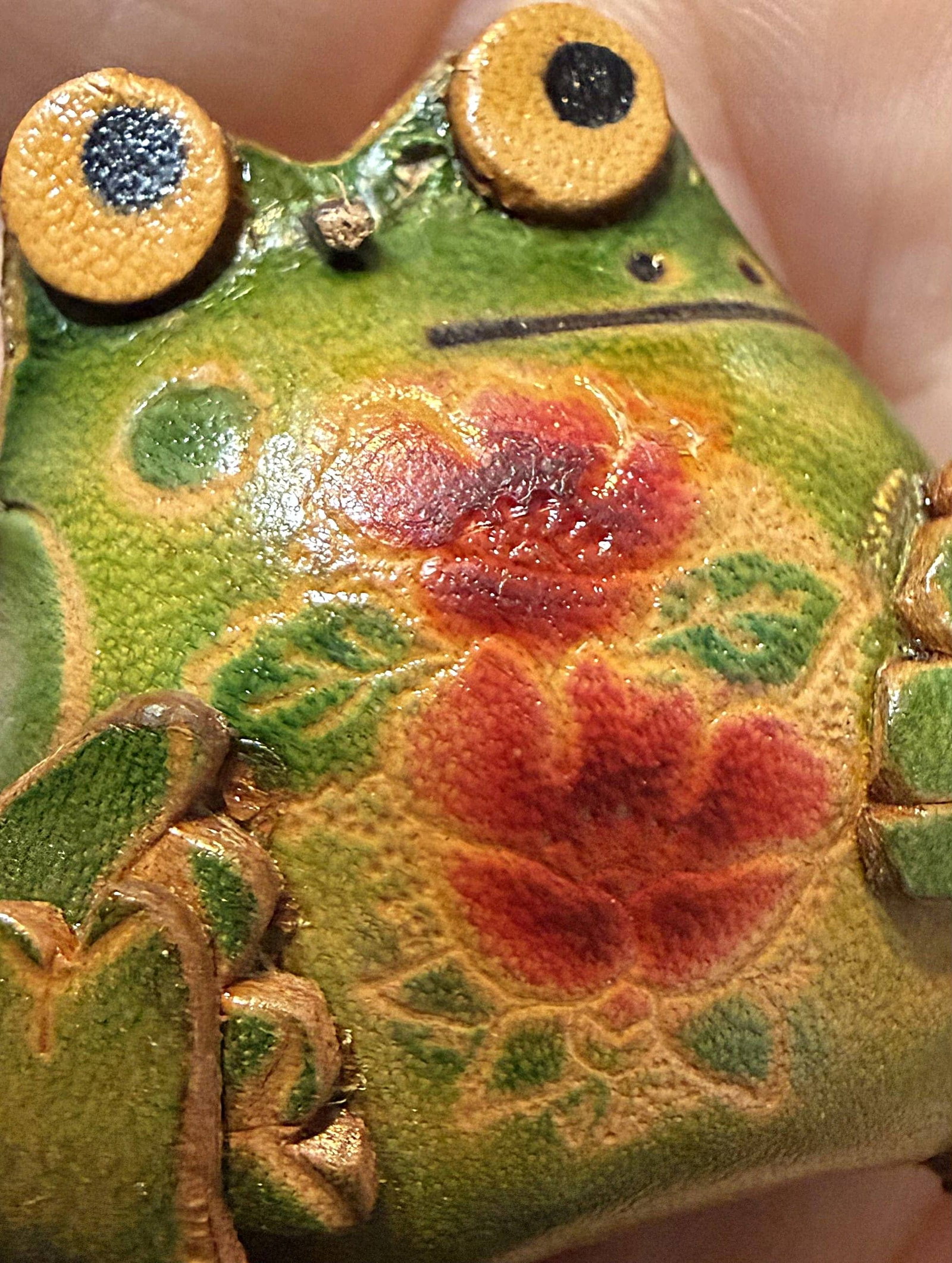 A DIVISION THREE REALISTIC LEATHER BUTTON - 2