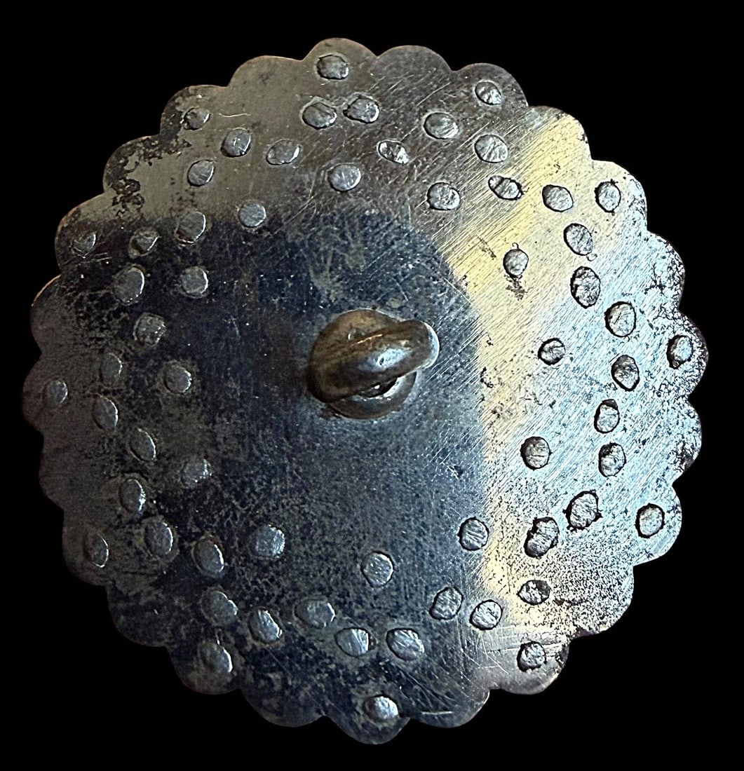 A DIVISION ONE PATTERNED STEEL BUTTON - 2