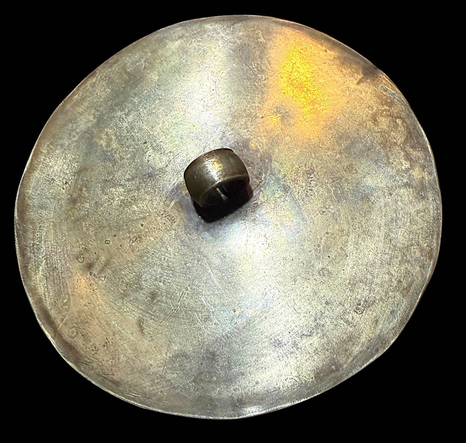 A DIVISION ONE REPOUSSE COPPER BUTTON - 2