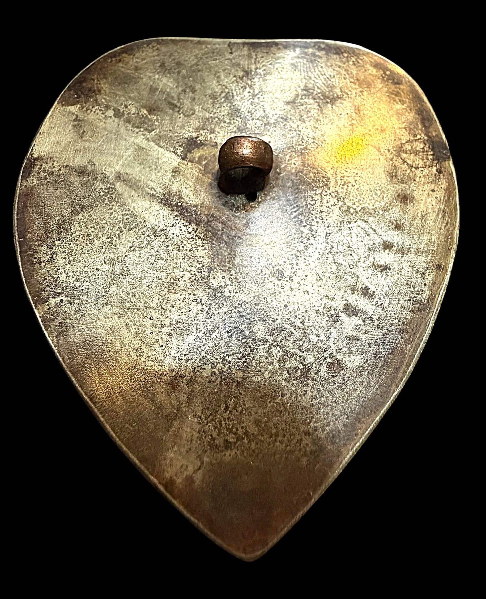 A DIVISION ONE REPOUSSE COPPER BUTTON - 4