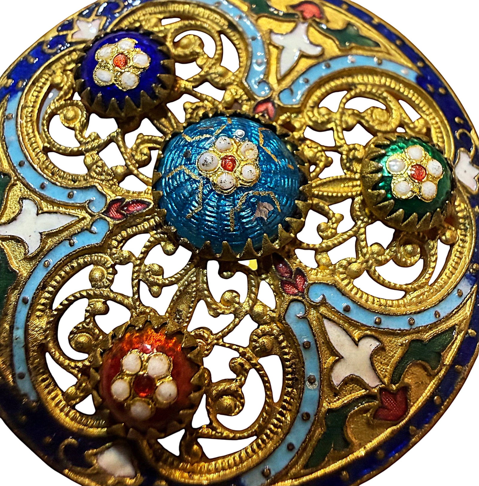 A DIVISION ONE MULTI TECHNIQUE ENAMEL BUTTON - 2