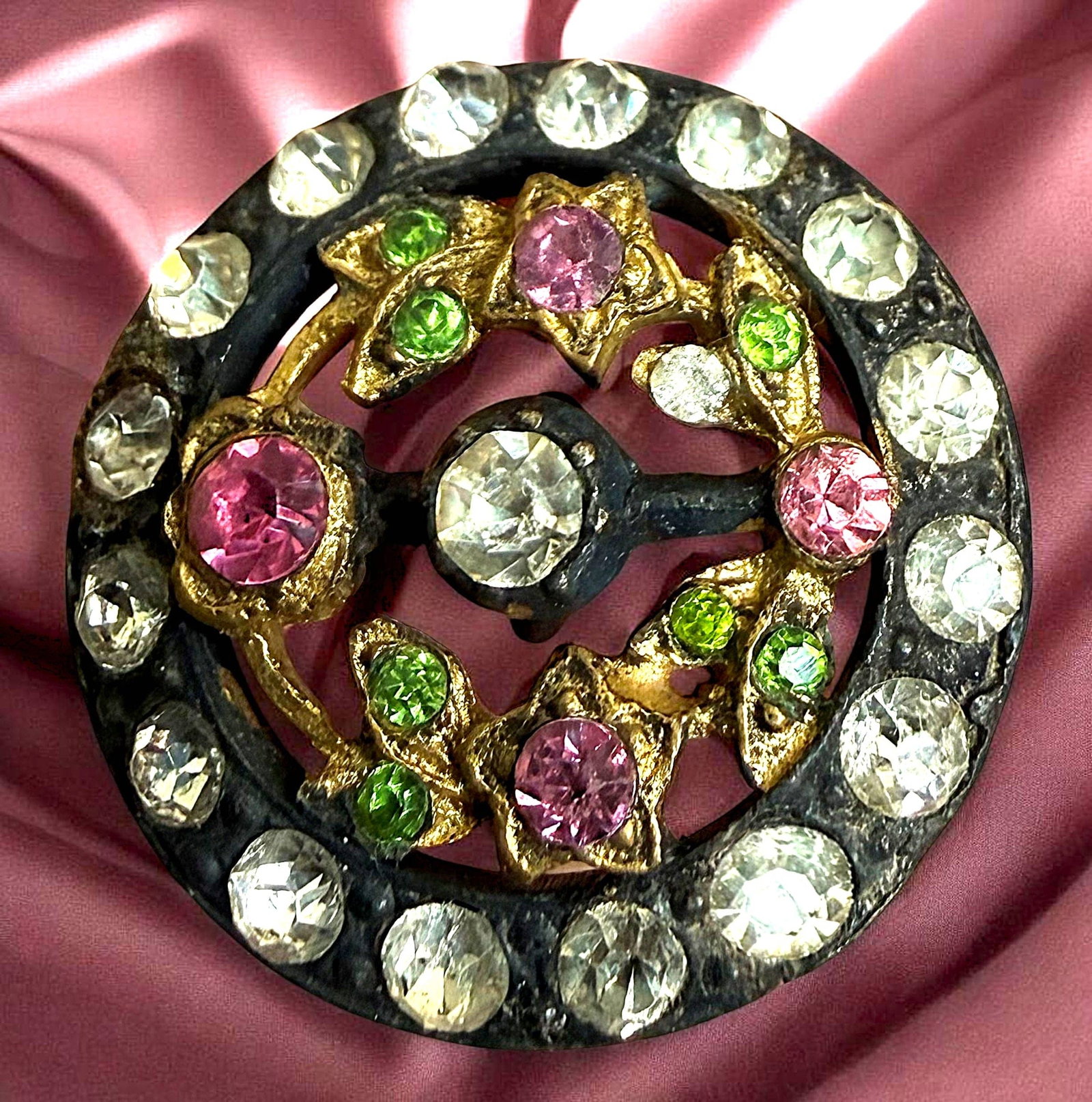 A DIVISION ONE SPARKLING JEWELED BUTTON (1 of 2)